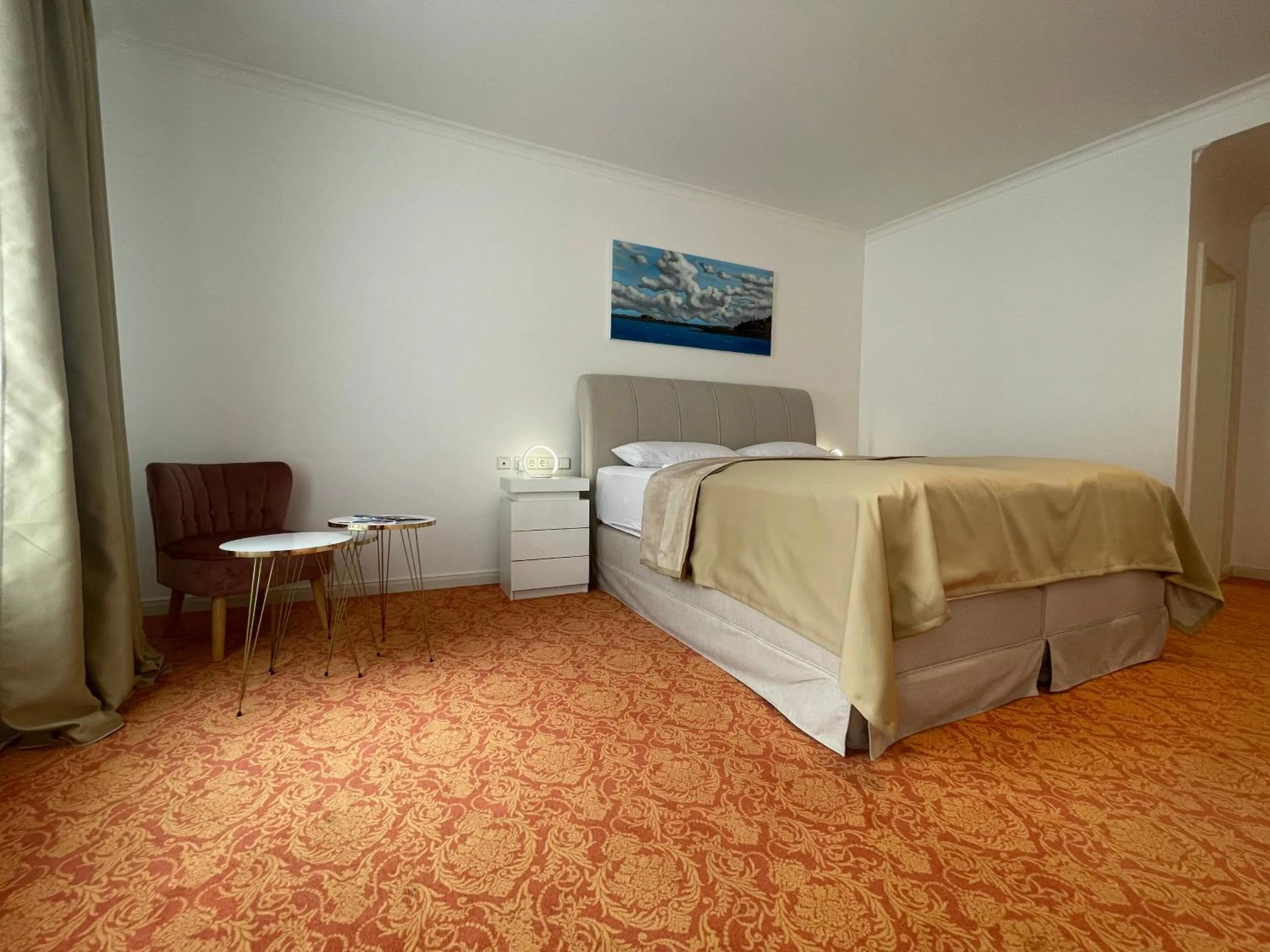 Bed in ART HOTEL HOUSE ONE