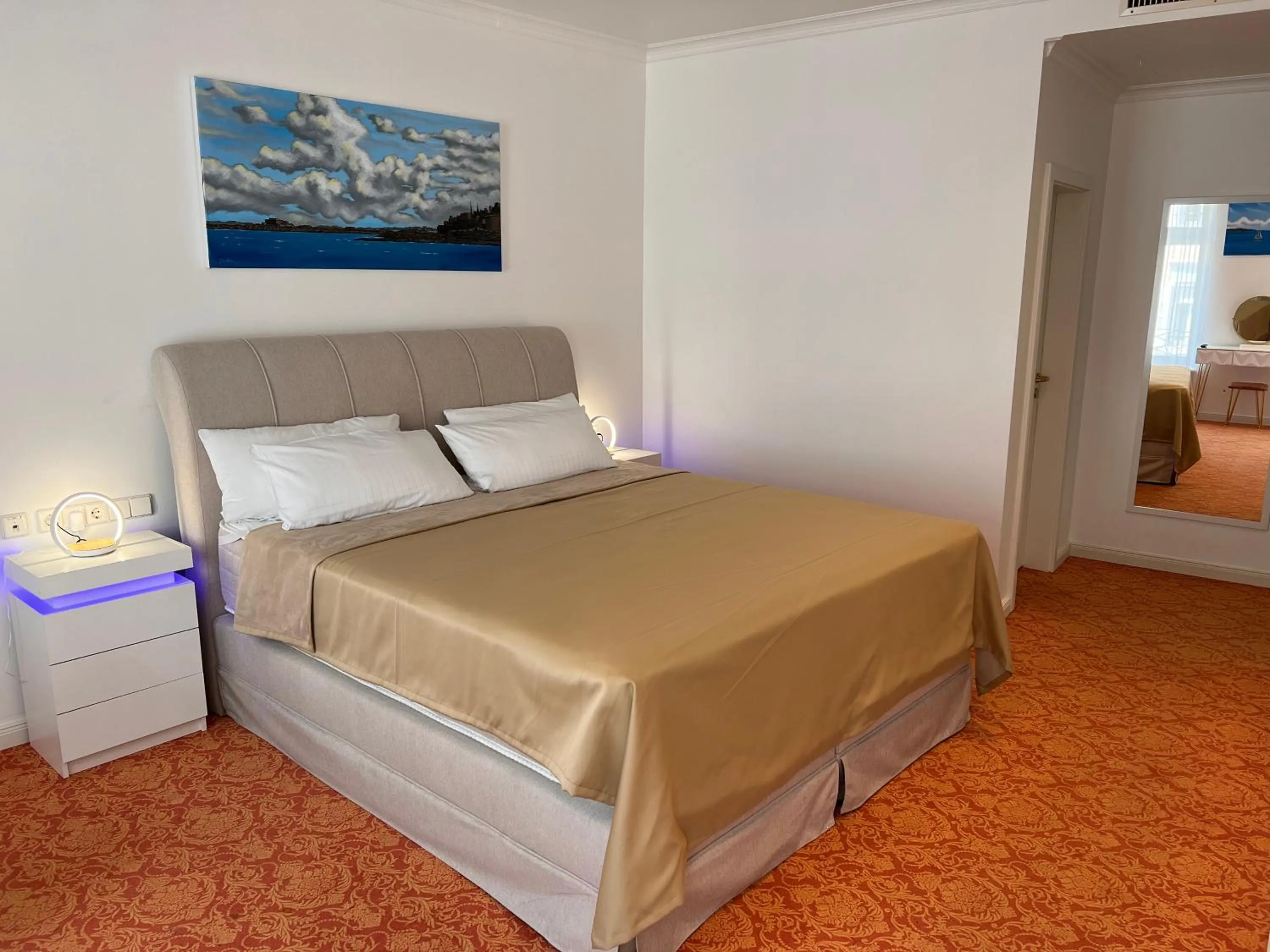 Bed in ART HOTEL HOUSE ONE
