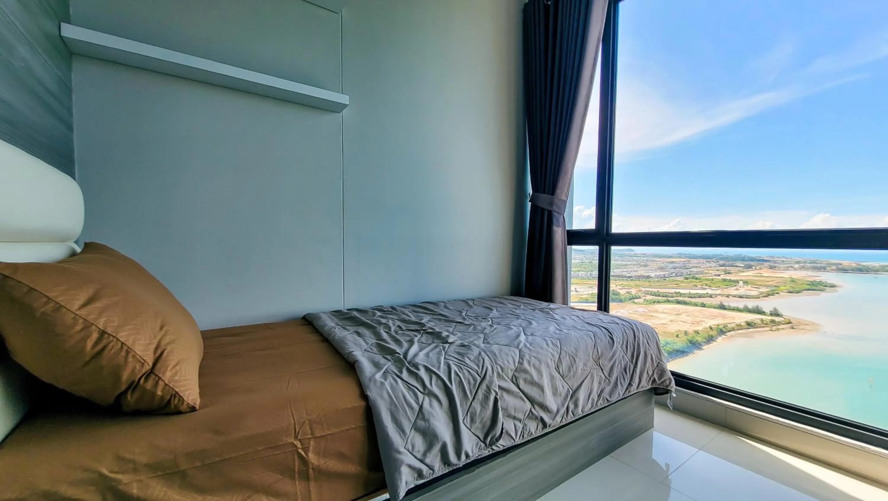 Bedroom, Bed in Palam Mansion at Apartment One Residence