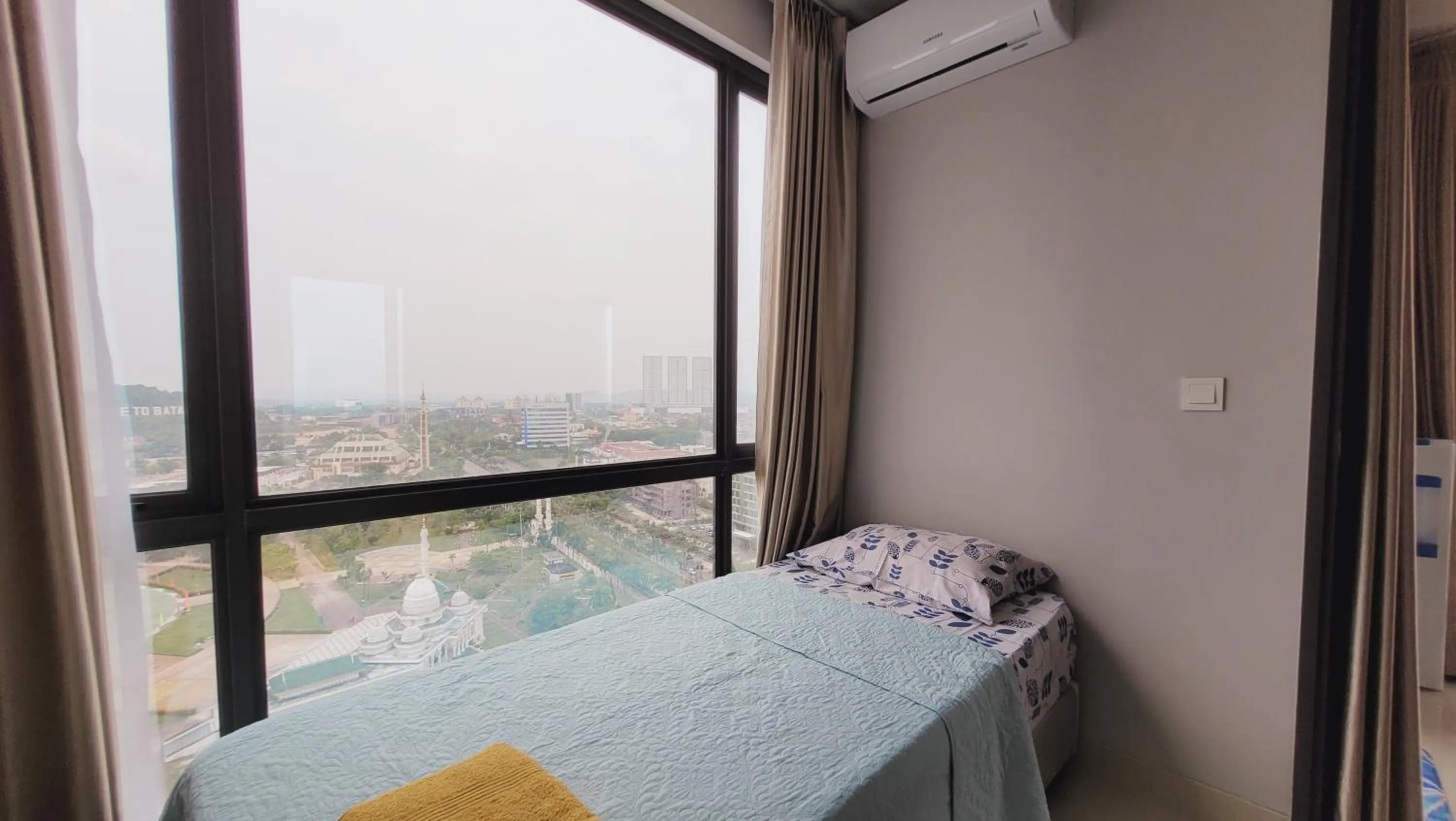 Bedroom, Bed in Palam Mansion at Apartment One Residence