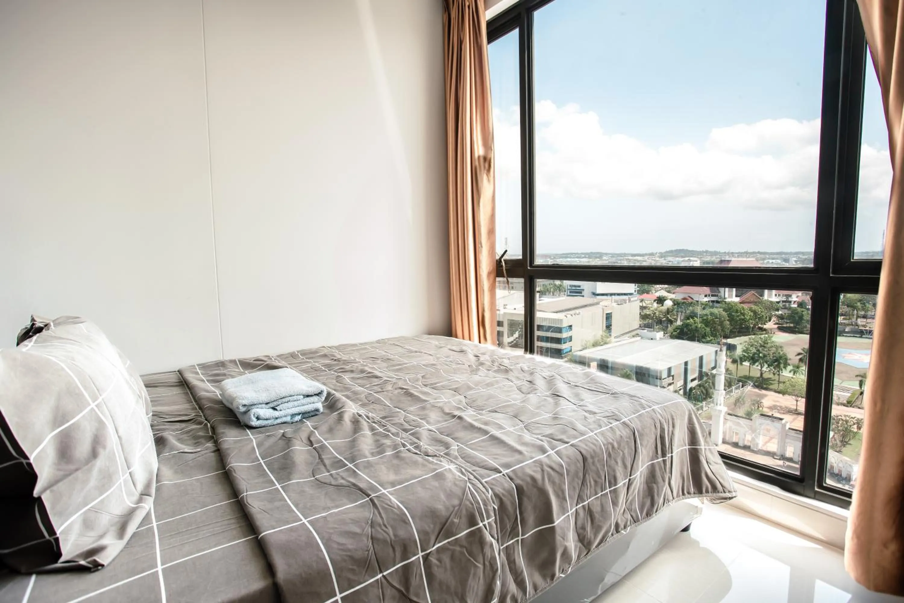 Bedroom, Bed in Palam Mansion at Apartment One Residence