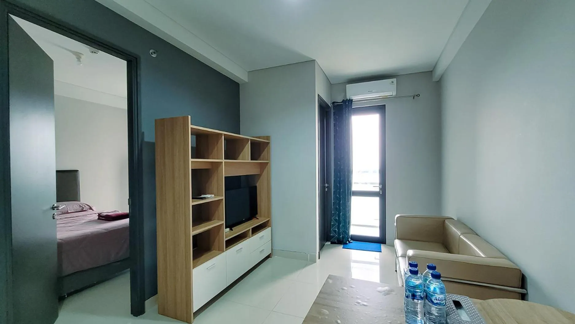 TV and multimedia, Bed in Palam Mansion at Apartment One Residence