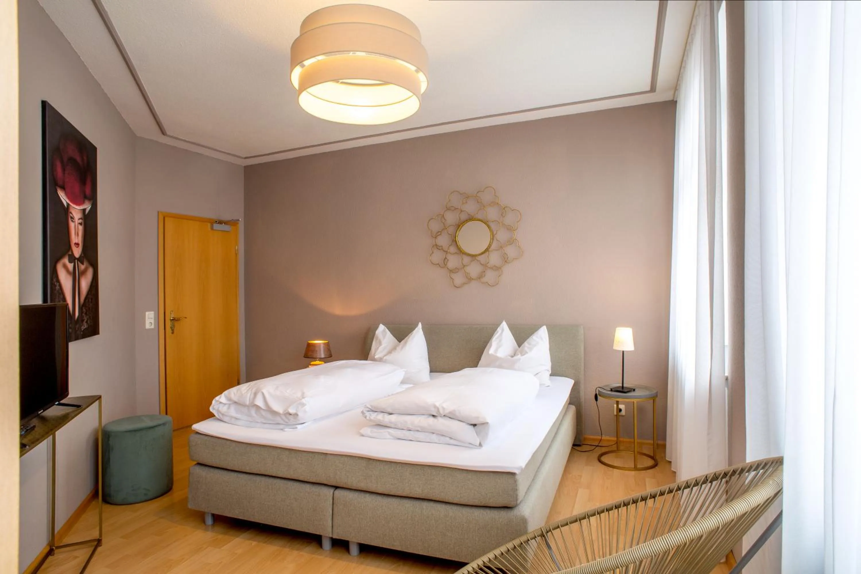 Bedroom, Bed in Gasthaus zum Adler