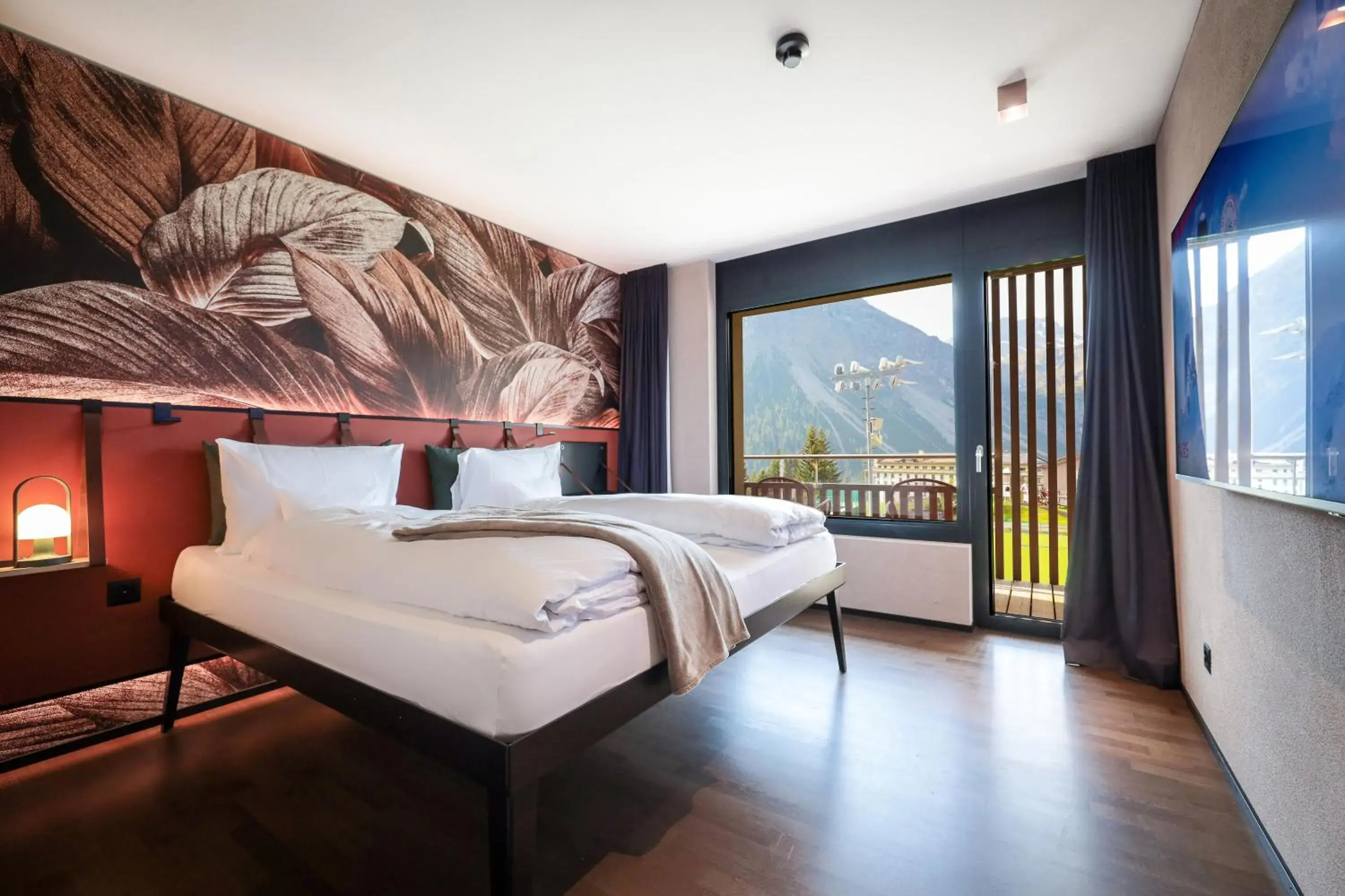 Bed in AVES Hotel&Apartment Arosa Bed in AVES Hotel&Apartment Arosa