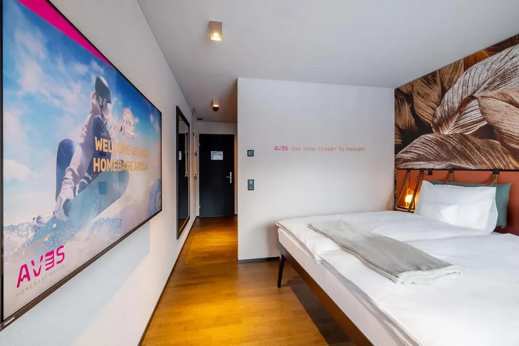 Bed in AVES Hotel&Apartment Arosa