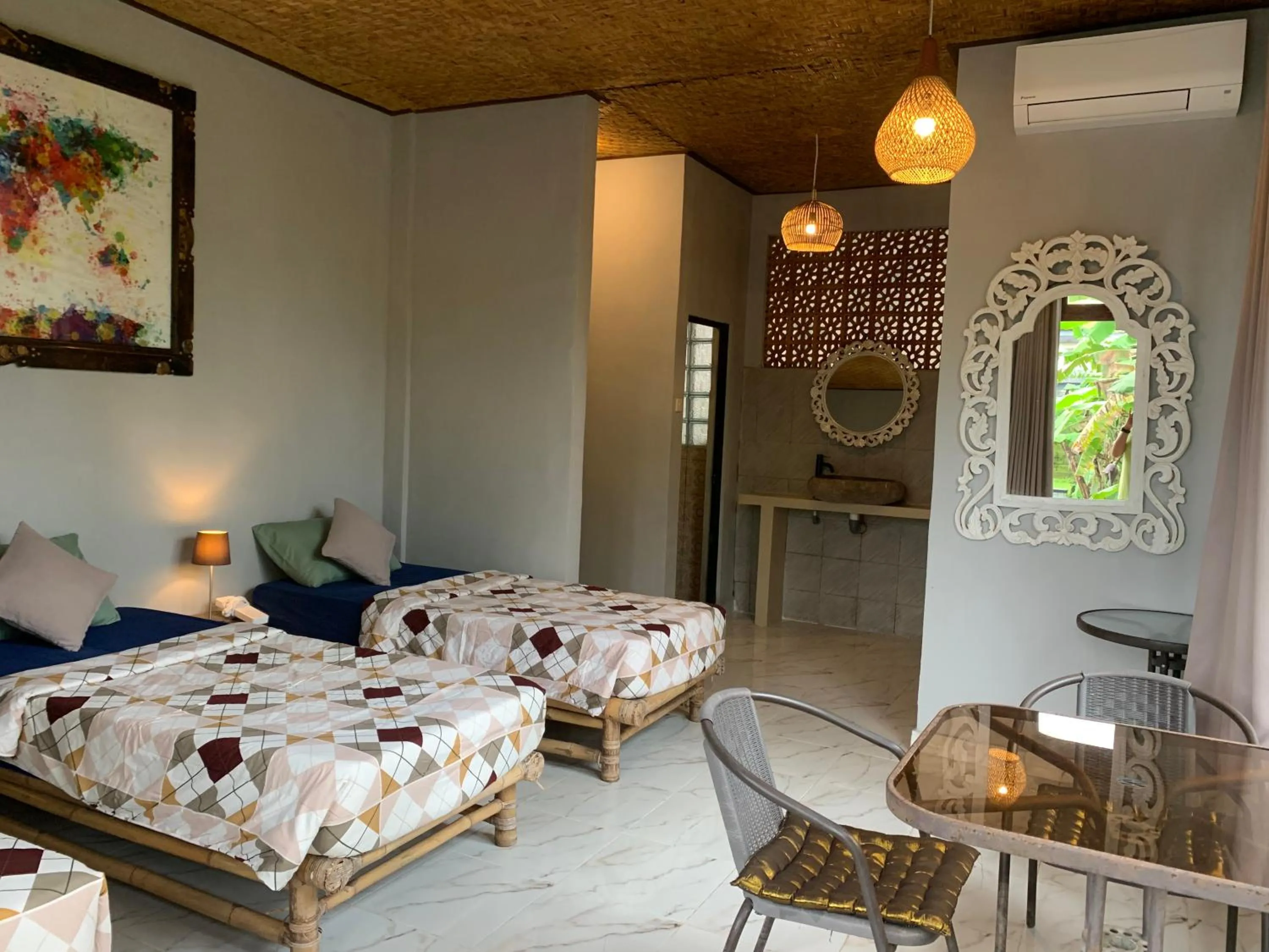 Bed in Ubud Rice Field House