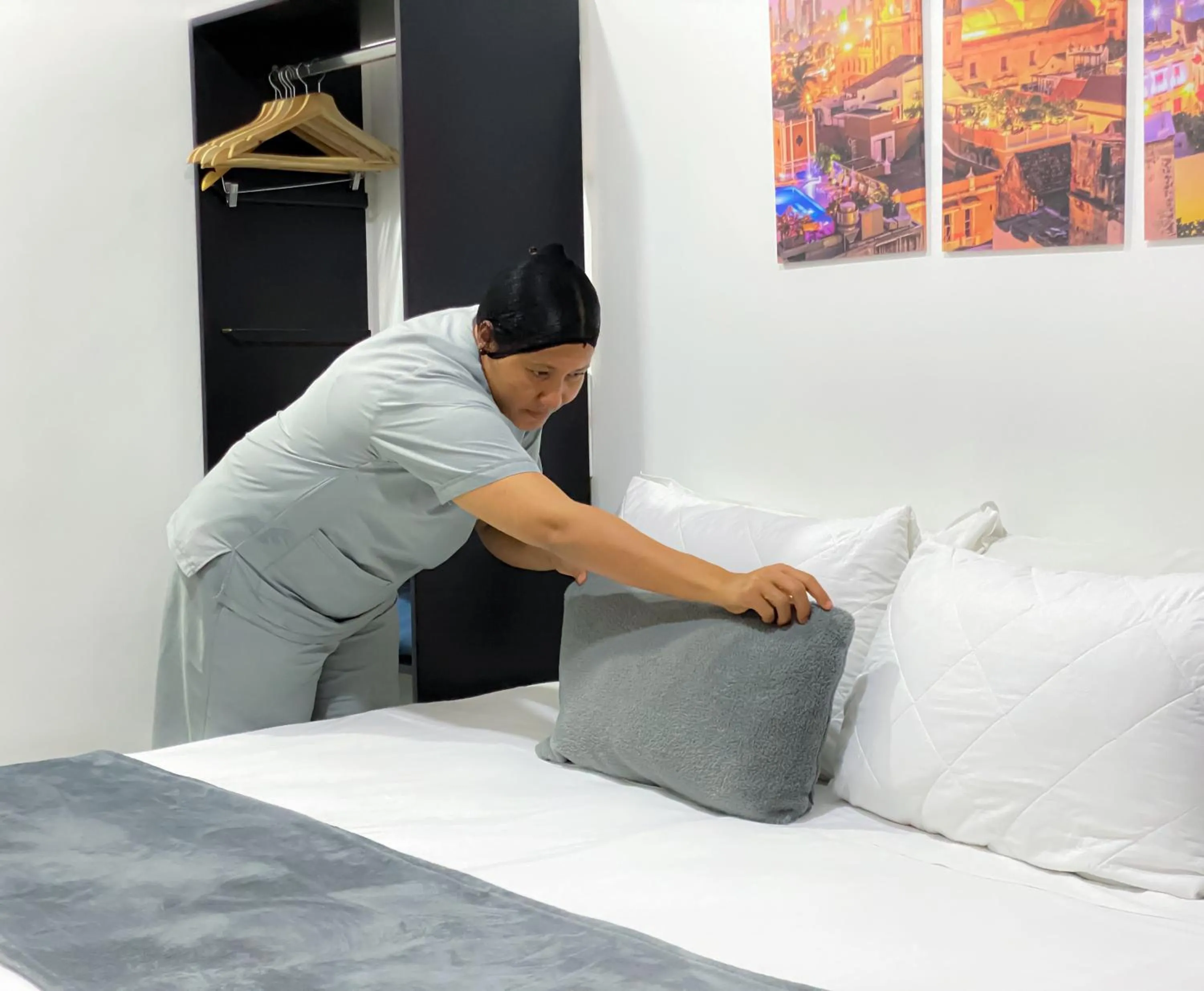 Bed in Hotel El Marqués De Manga