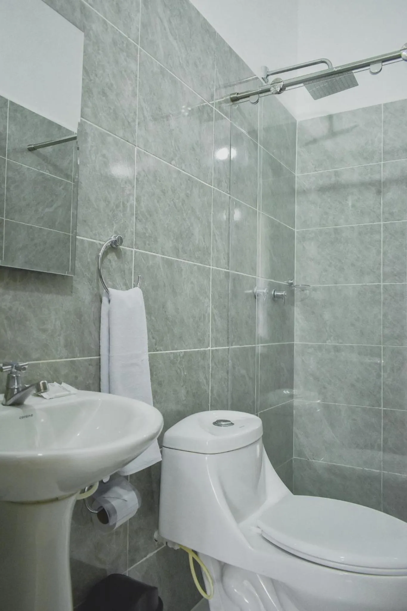 Bathroom in Hotel El Marqués De Manga