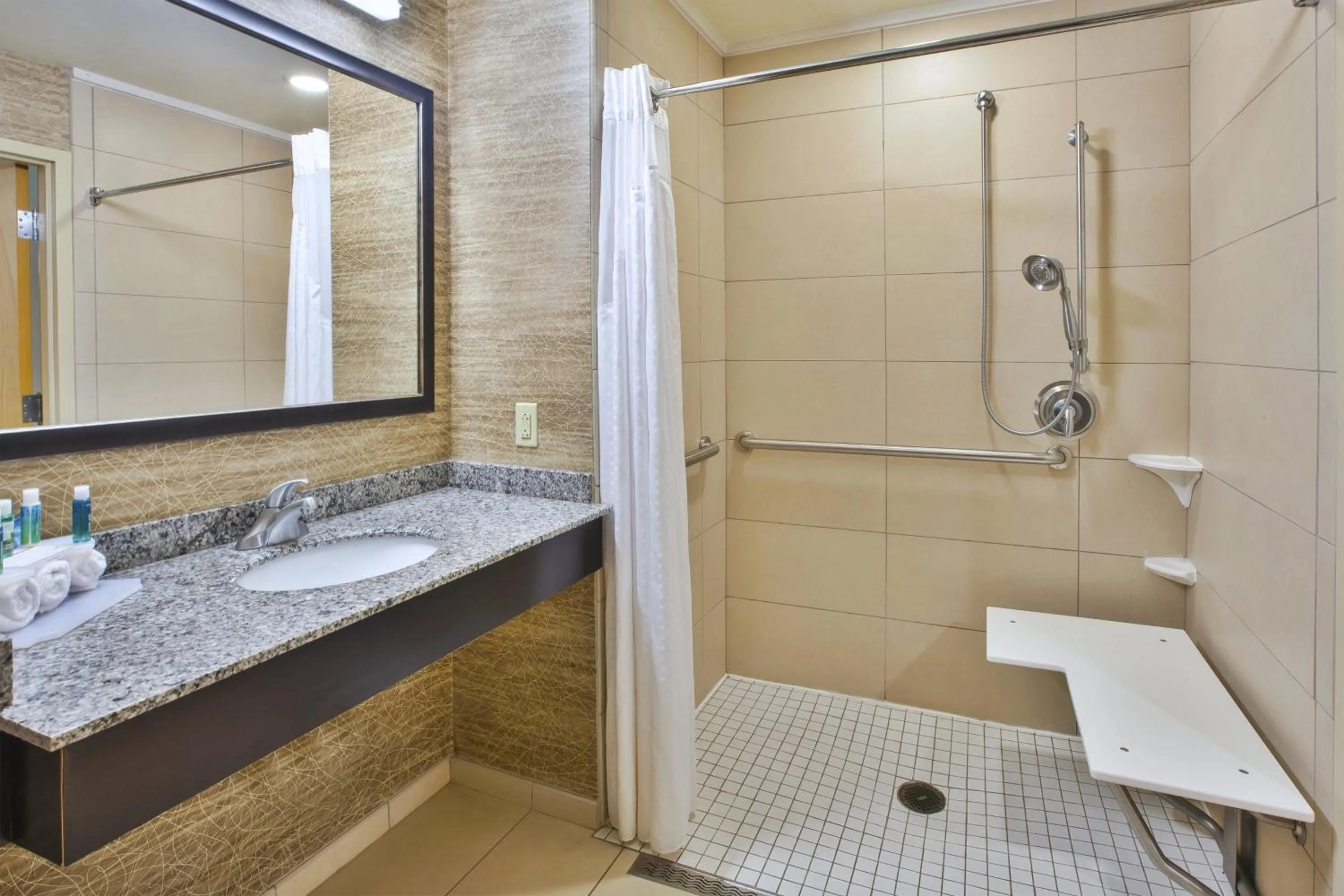 Bathroom in Holiday Inn Express & Suites Geneva Finger Lakes by IHG