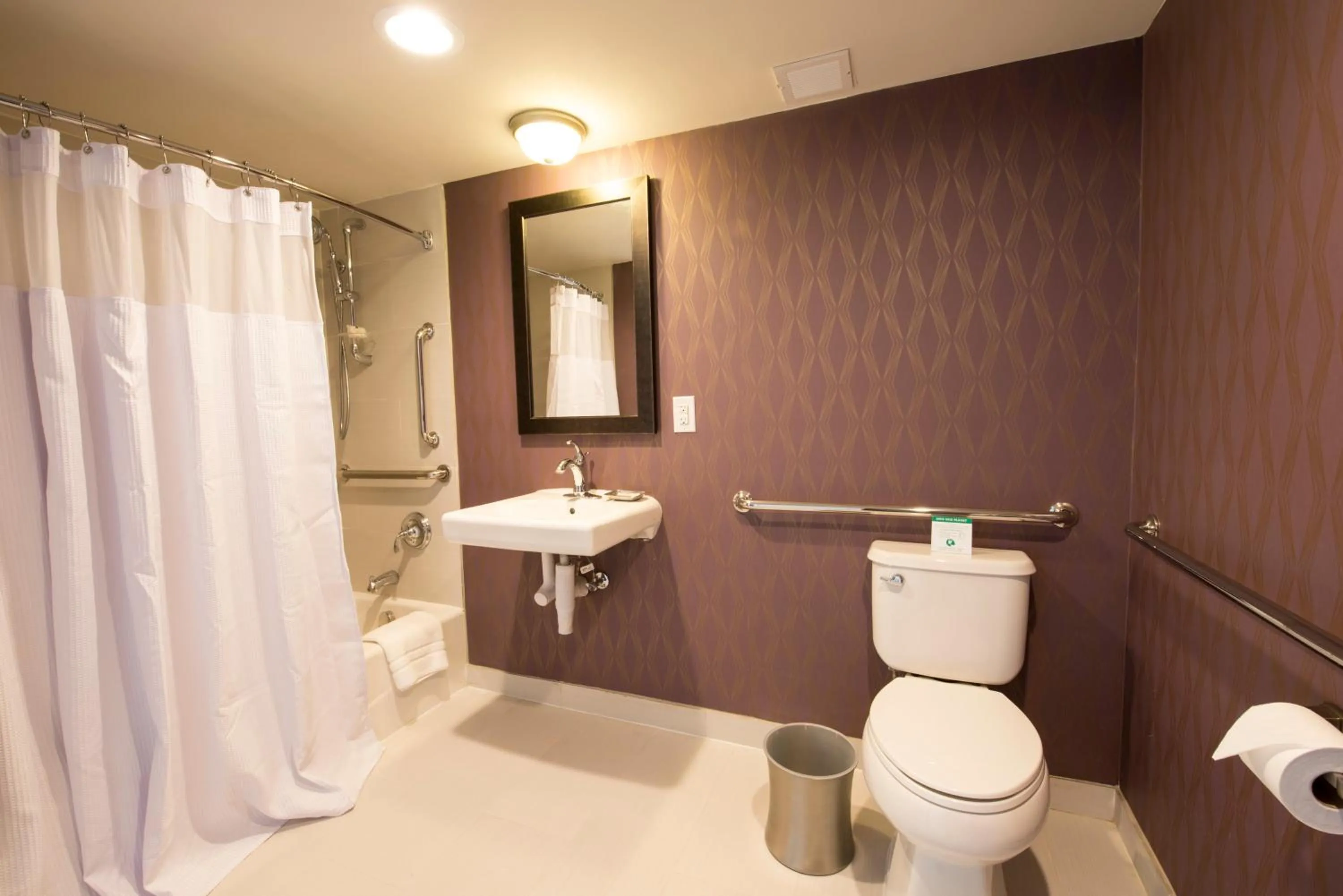 Bathroom in Crowne Plaza Saddle Brook by IHG
