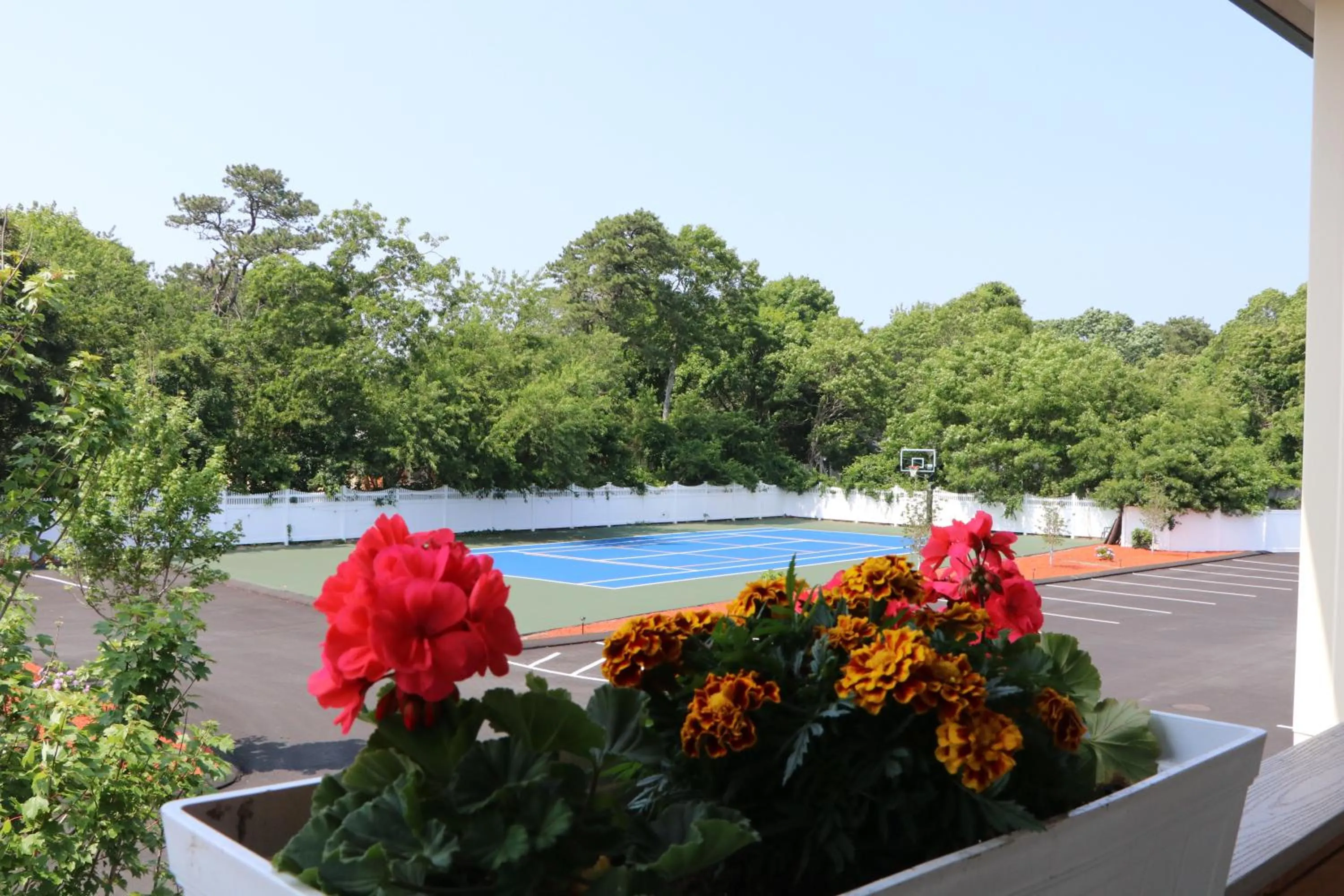 Tennis court in Sunbird Cape Cod Annex