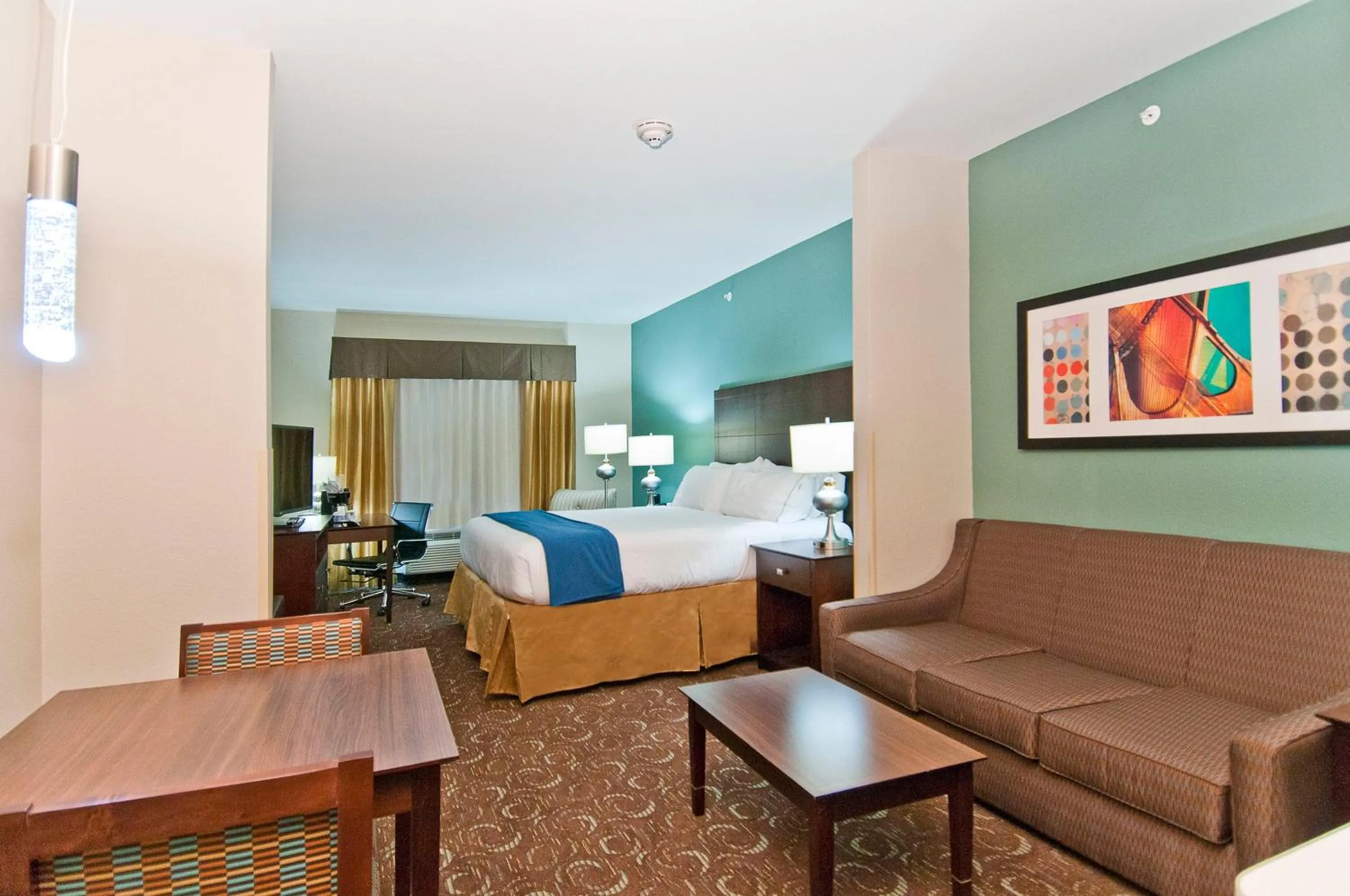 Photo of the whole room, Bed in Holiday Inn Express & Suites San Antonio Frost Bank Center by IHG