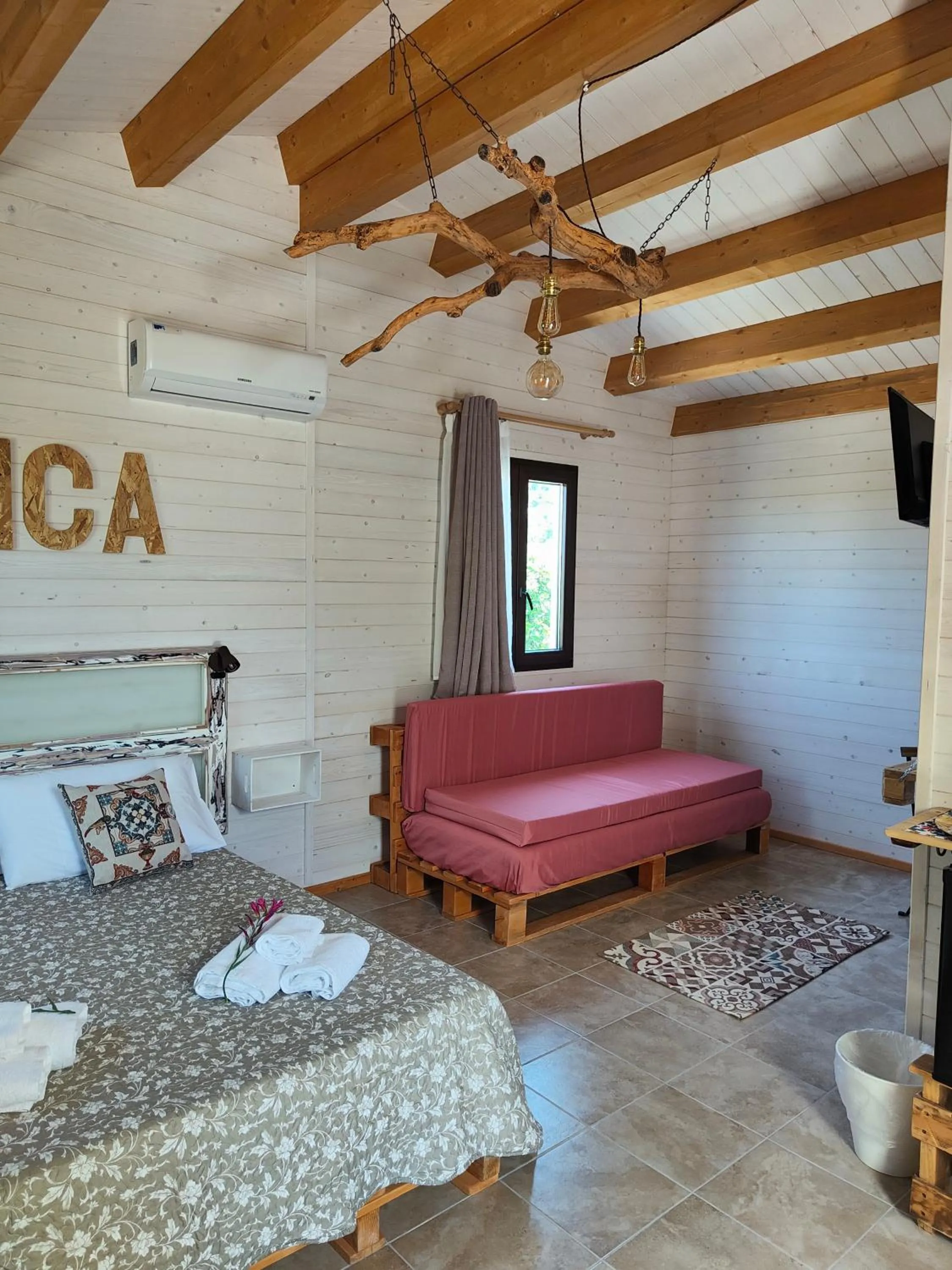 Photo of the whole room, Bed in AgriBarocco