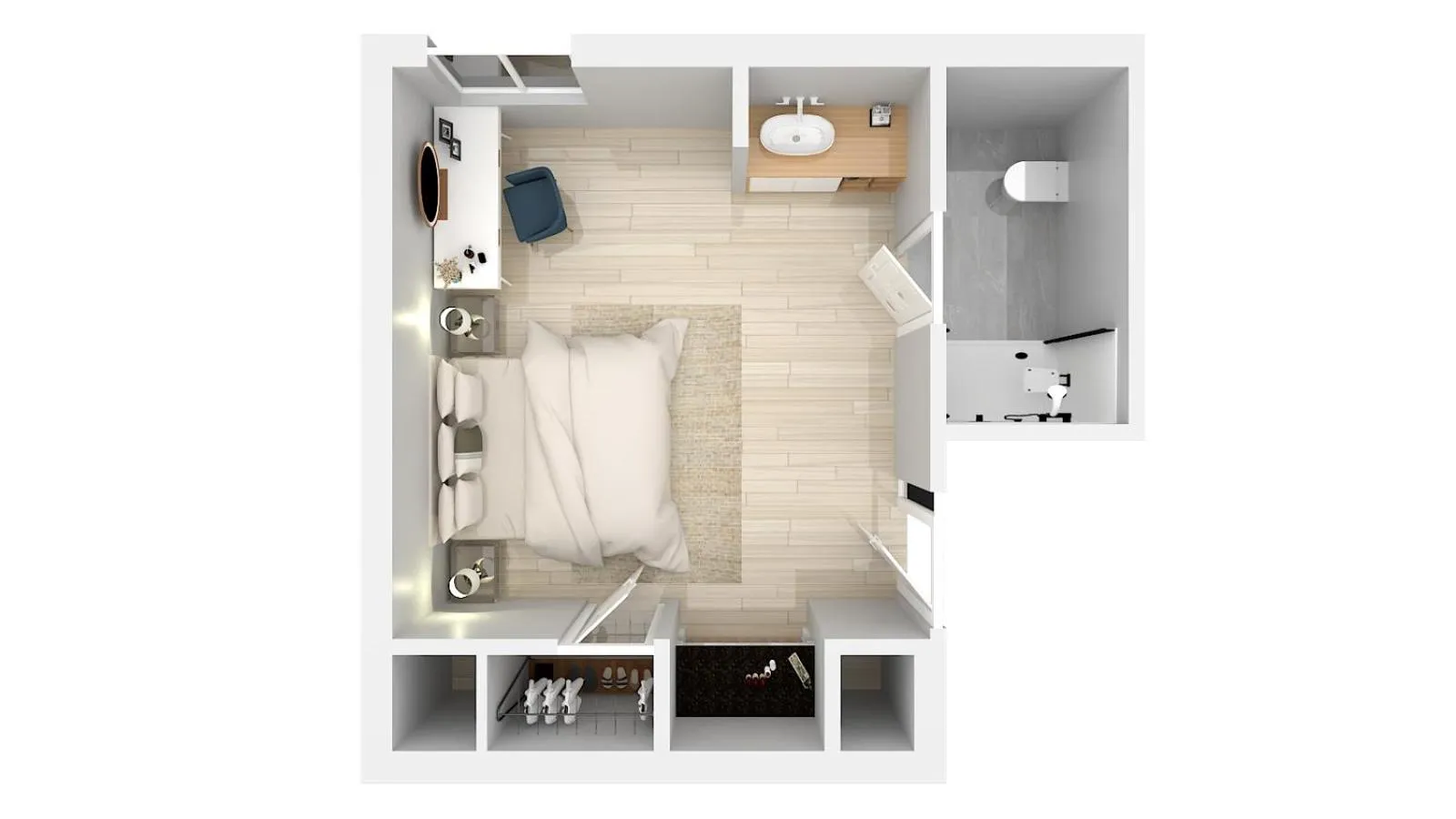 Floor plan in Good Hotels Downtown Denver