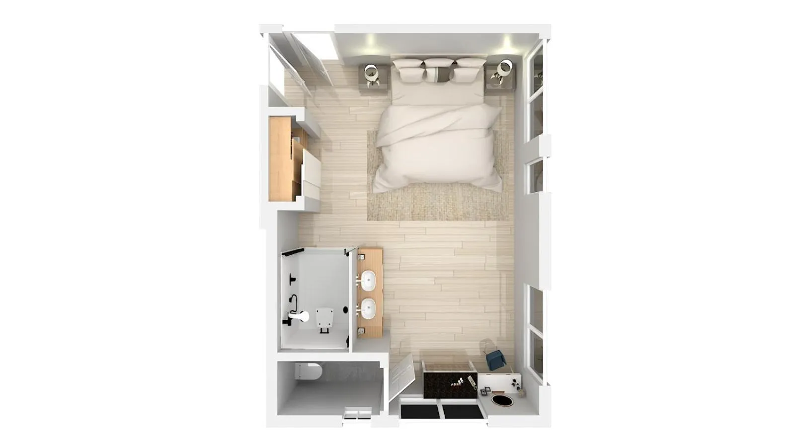 Floor plan in Good Hotels Downtown Denver