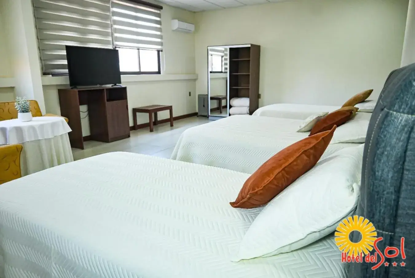 Bed in Hotel del Sol Bed in Hotel del Sol