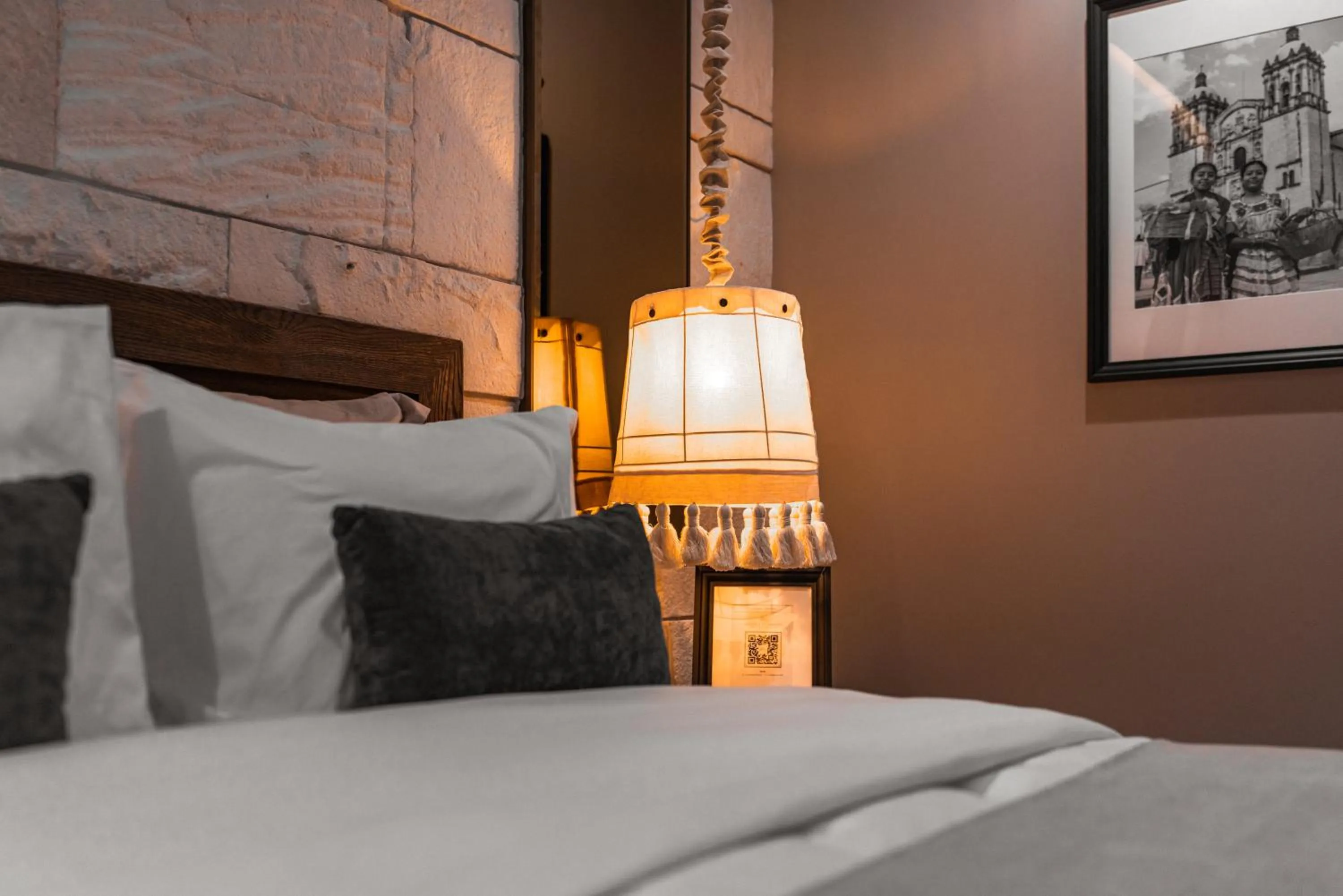 Decorative detail, Bed in CASA LUCIANA Condesa