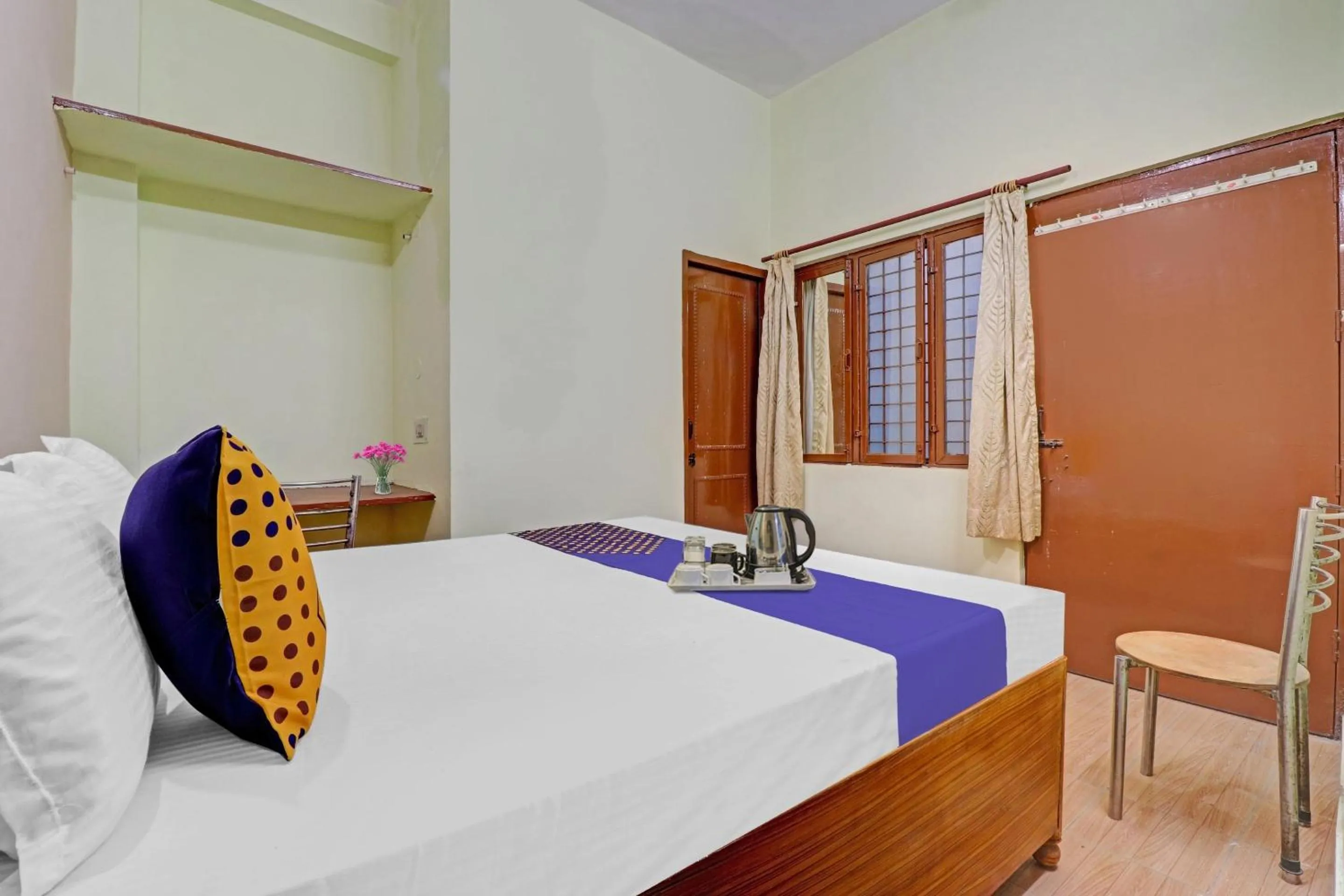 Bedroom, Bed in SPOT ON Ganpati Home Stays