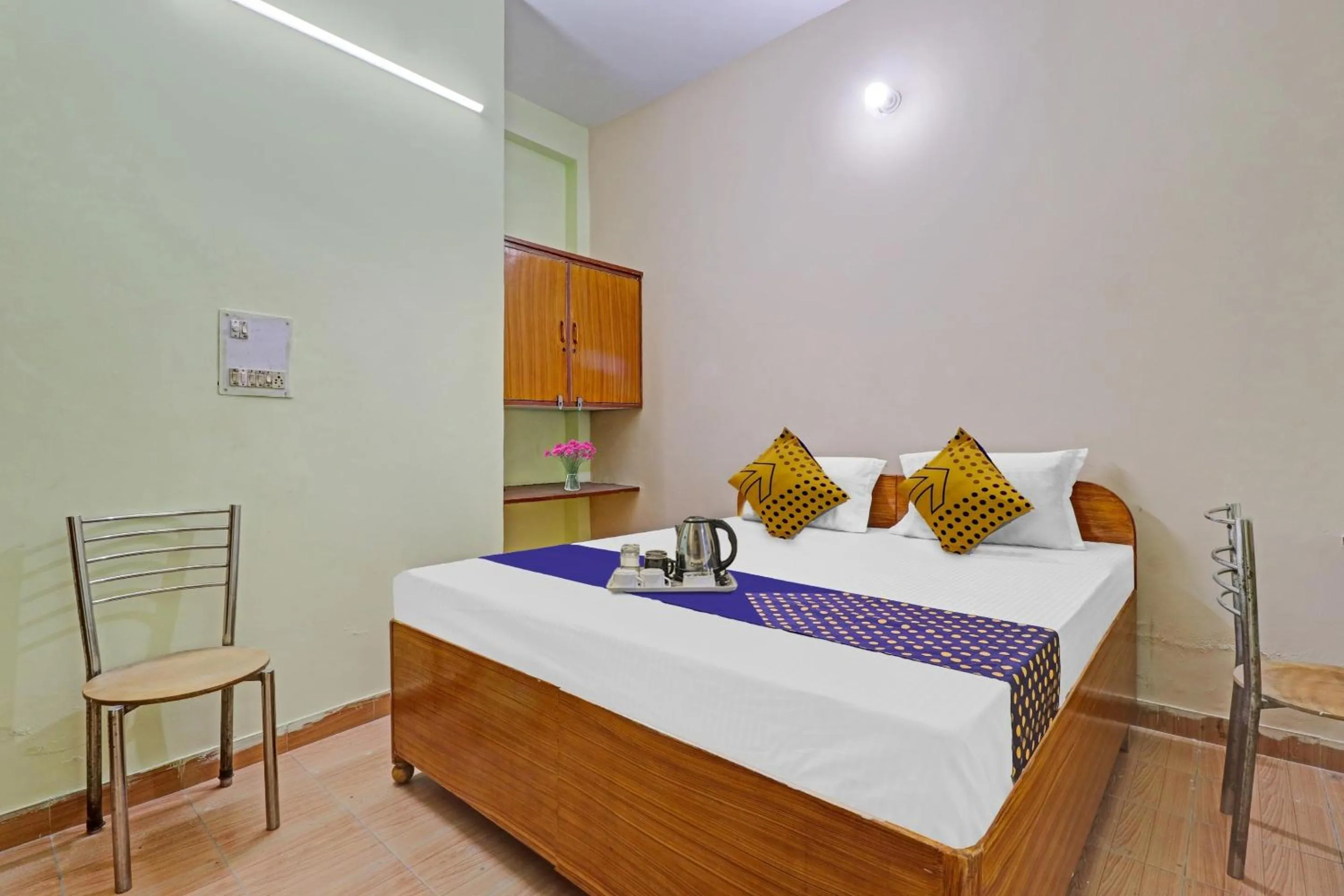 Bedroom, Bed in SPOT ON Ganpati Home Stays