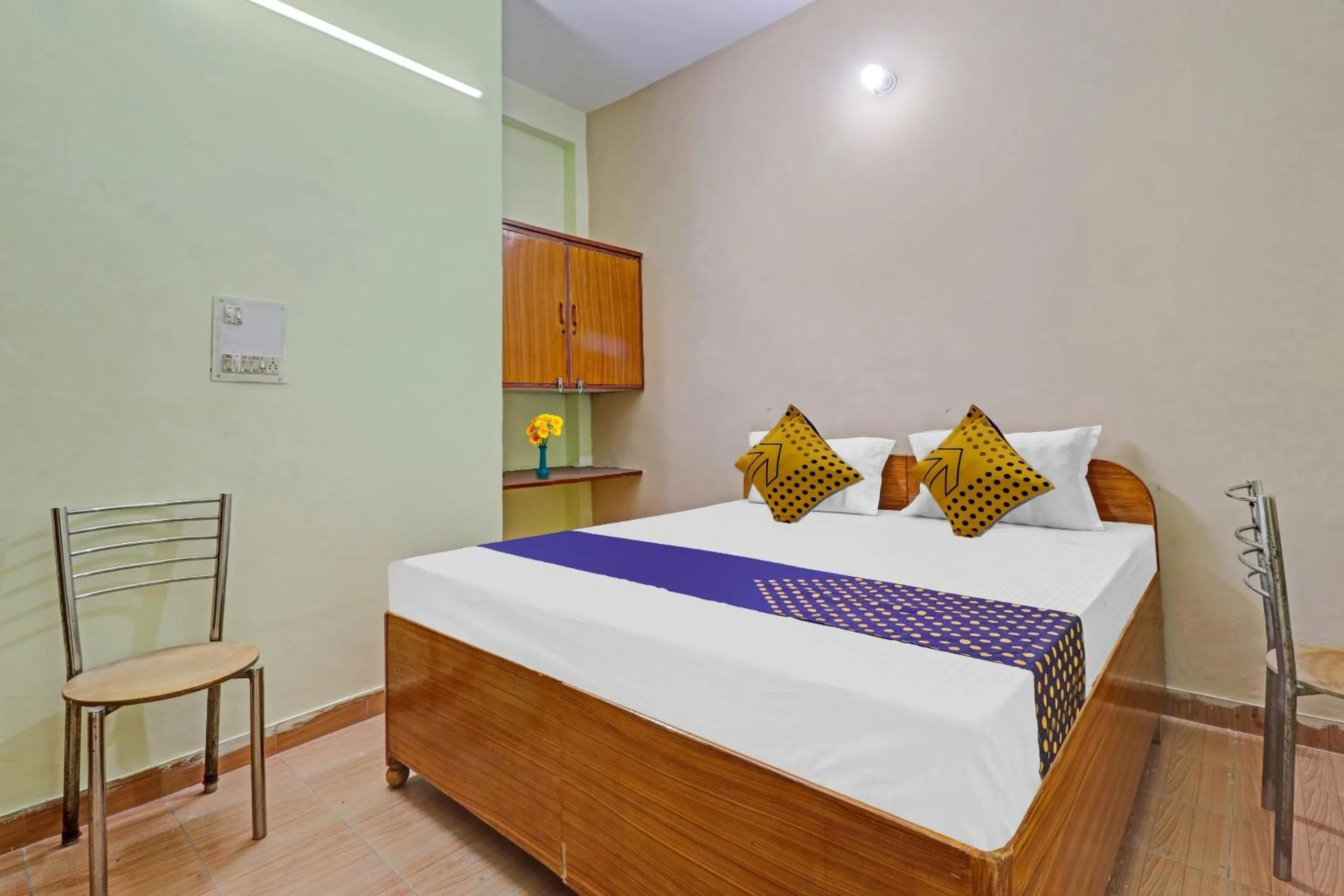 Bedroom, Bed in SPOT ON Ganpati Home Stays