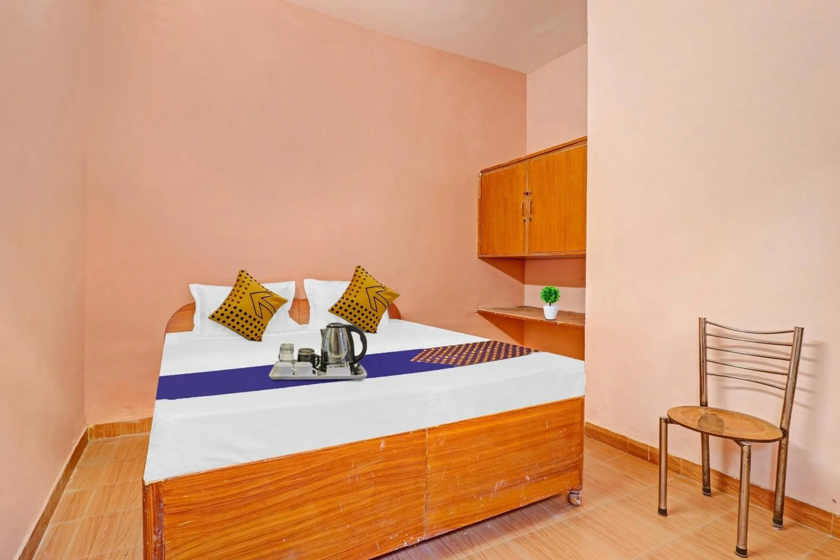 Bedroom, Bed in SPOT ON Ganpati Home Stays Bedroom, Bed in SPOT ON Ganpati Home Stays