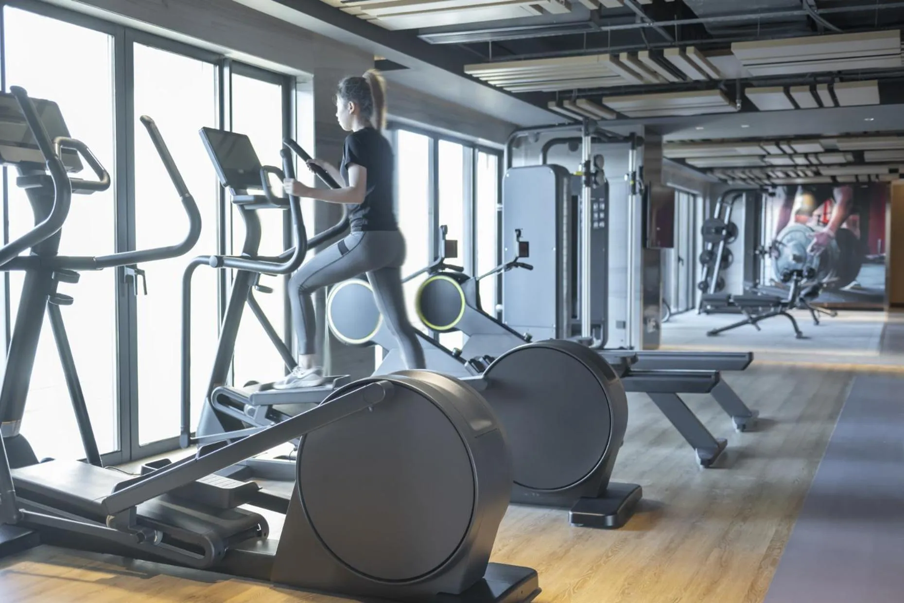 Fitness centre/facilities in Oakwood Residence Foshan