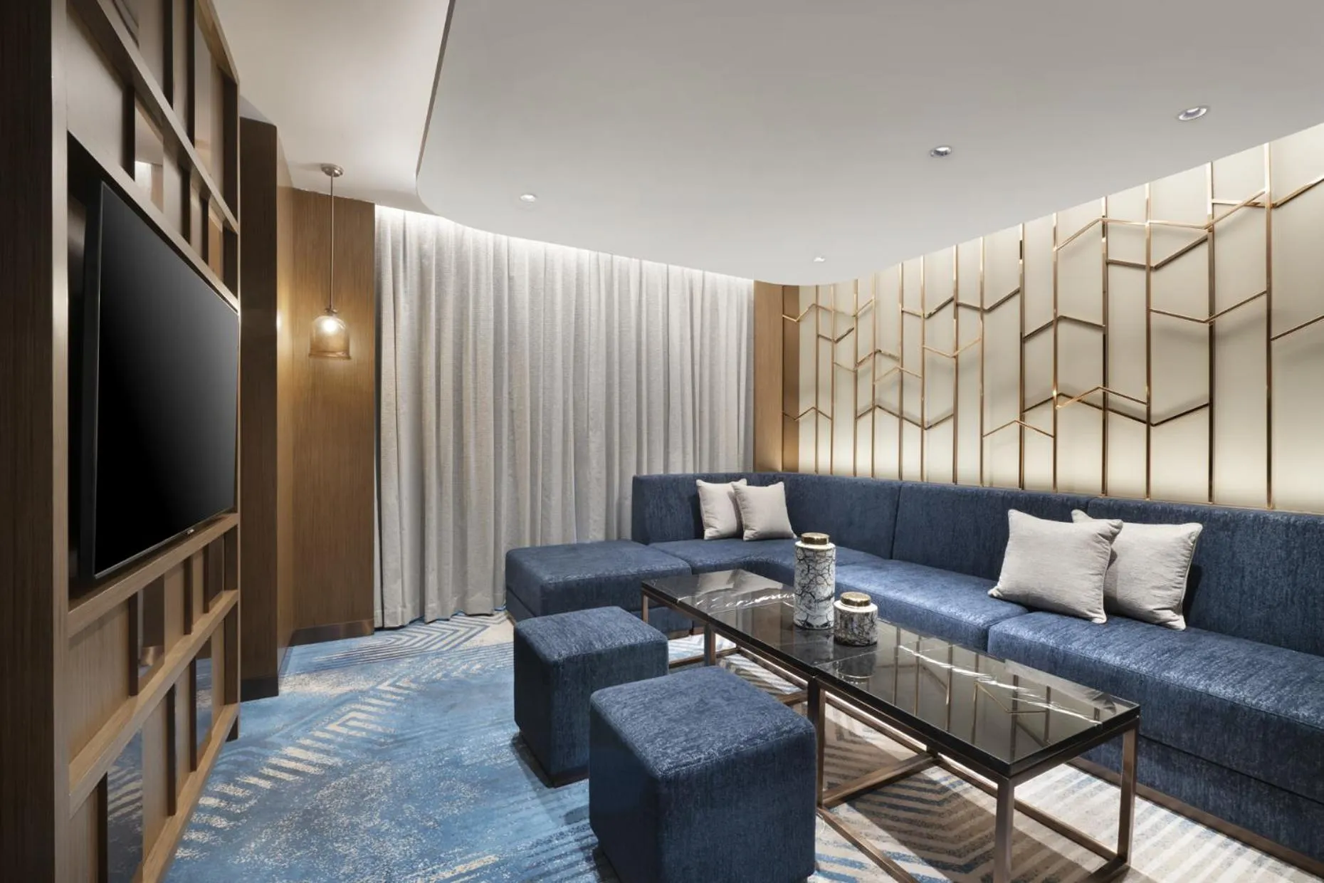 Seating area in Oakwood Residence Foshan