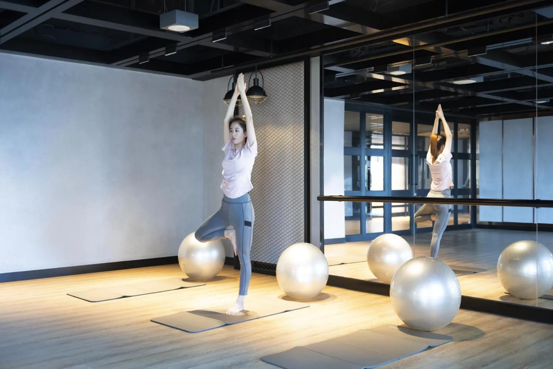 Fitness centre/facilities in Oakwood Residence Foshan