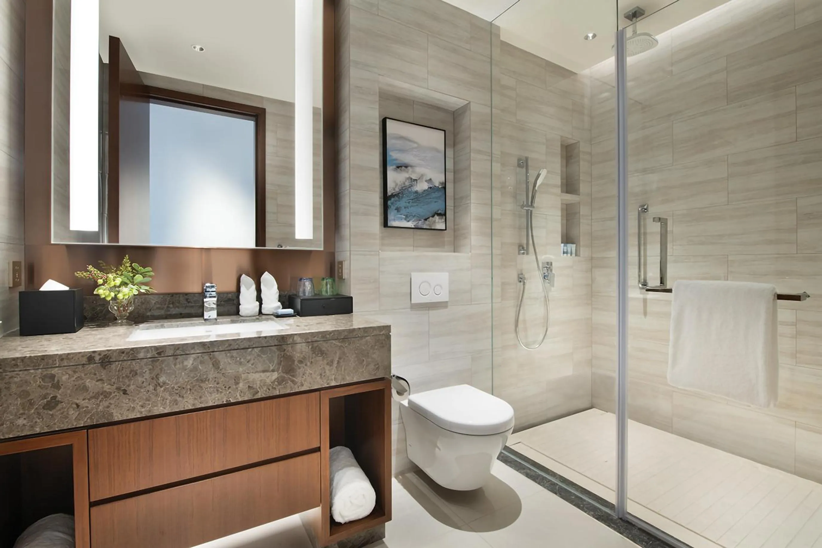 Bathroom in Oakwood Residence Foshan