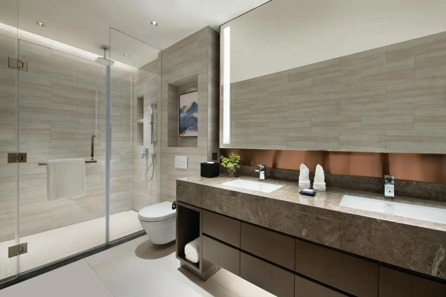 Bathroom in Oakwood Residence Foshan Bathroom in Oakwood Residence Foshan