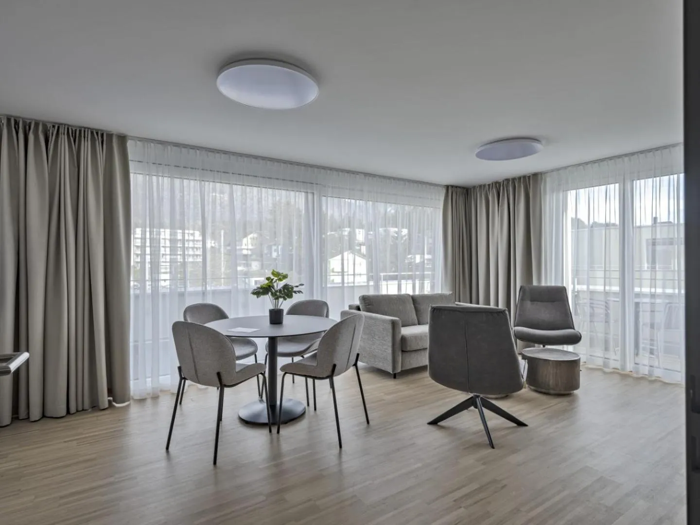 Living room in MOOI Apartments Grenchen