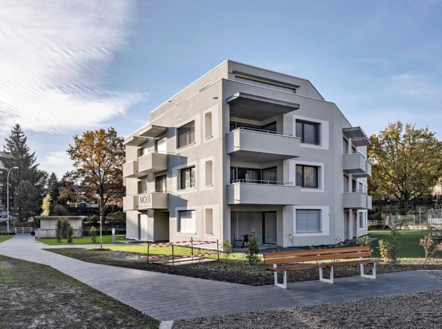 Facade/entrance in MOOI Apartments Grenchen