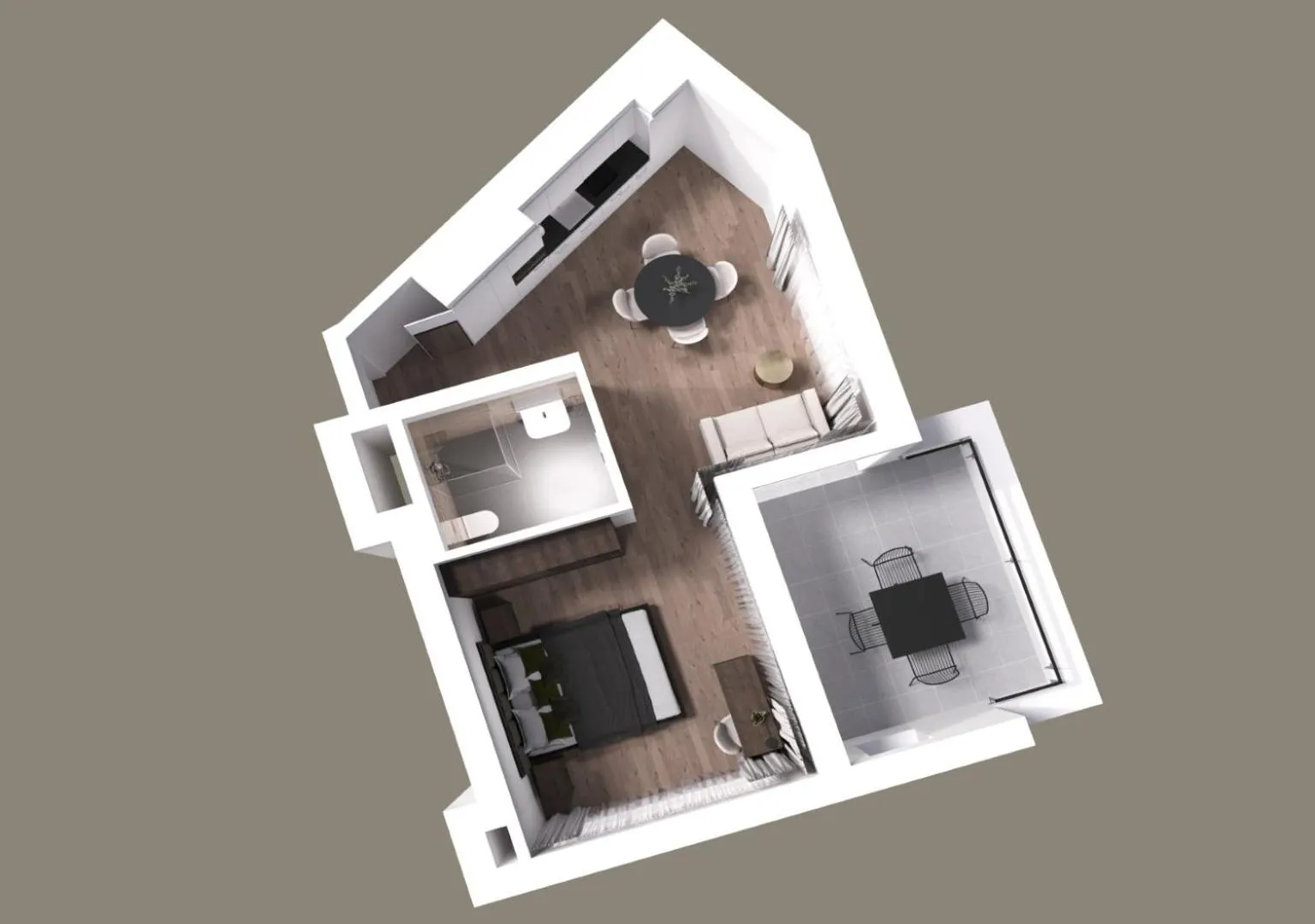 Floor plan in MOOI Apartments Grenchen