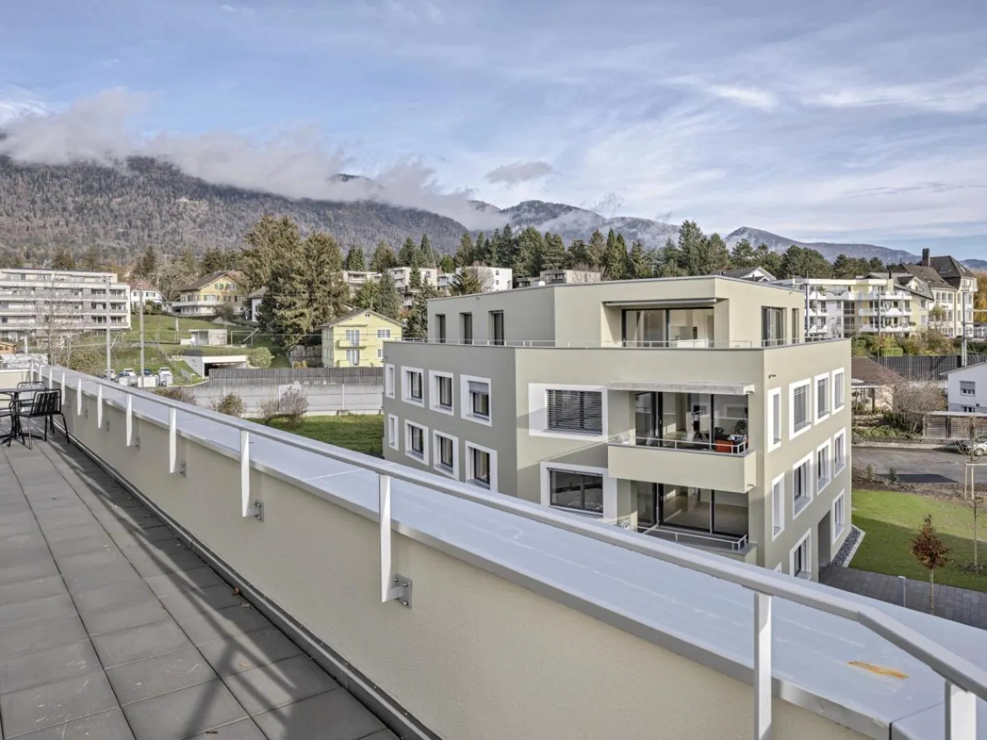 Balcony/Terrace in MOOI Apartments Grenchen