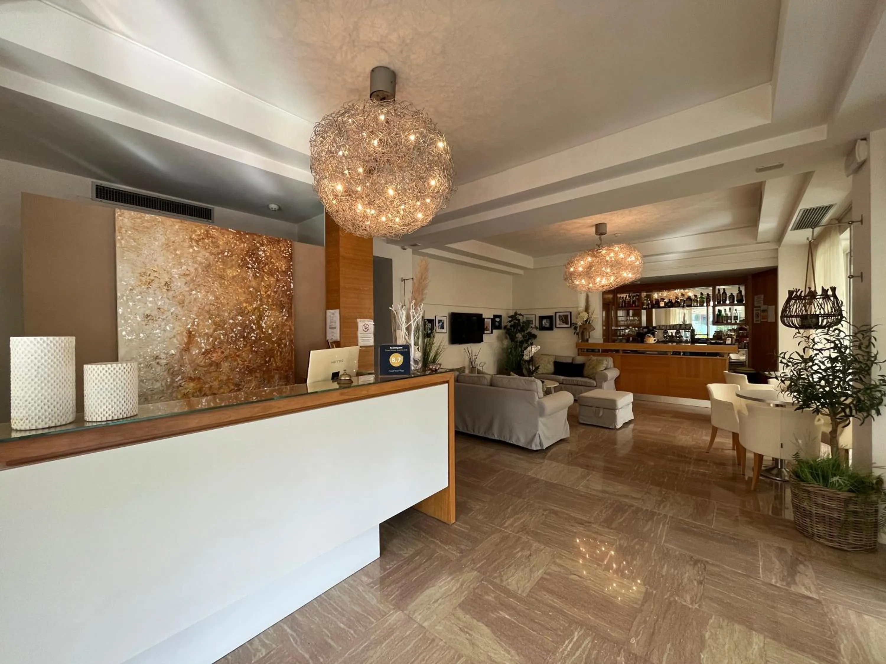Lobby or reception in Hotel Mon Pays