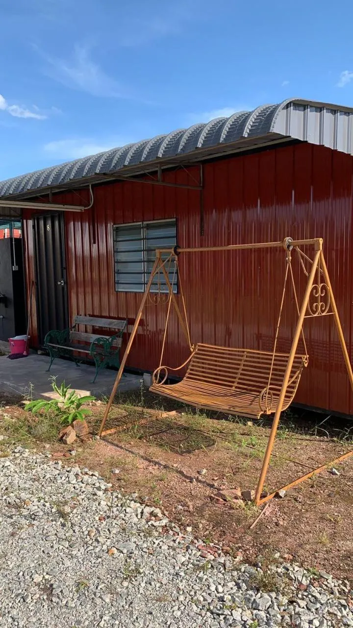 Balcony/Terrace in HOMESTAY Kampong KOTA AUR Resort with swimming pool, Kepala Batas, SEBERANG PERAI, PENANG -MOTAC registered Awarded ASEAN homestay standard Malaysia AWARD 2023-2028 Only 3 minutes from viral KG AGONG