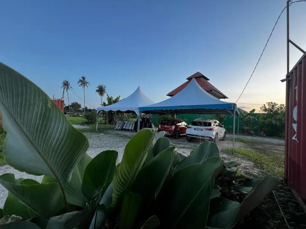 Parking in HOMESTAY Kampong KOTA AUR Resort with swimming pool, Kepala Batas, SEBERANG PERAI, PENANG -MOTAC registered Awarded ASEAN homestay standard Malaysia AWARD 2023-2028 Only 3 minutes from viral KG AGONG