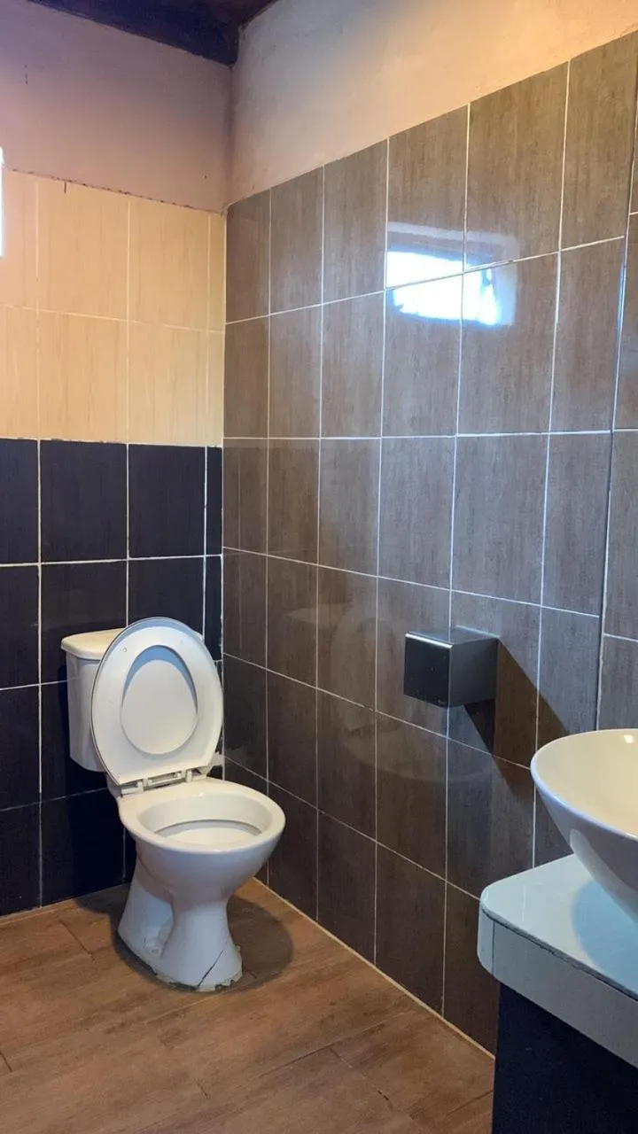 Toilet in HOMESTAY Kampong KOTA AUR Resort with swimming pool, Kepala Batas, SEBERANG PERAI, PENANG -MOTAC registered Awarded ASEAN homestay standard Malaysia AWARD 2023-2028 Only 3 minutes from viral KG AGONG