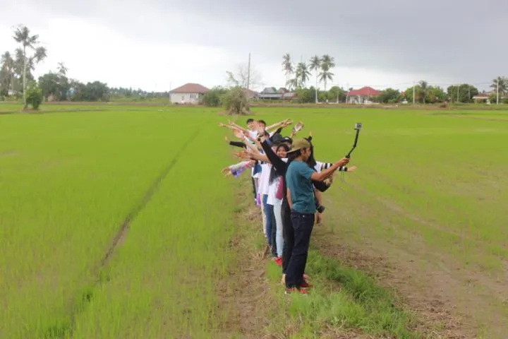 View (from property/room) in HOMESTAY Kampong KOTA AUR Resort with swimming pool, Kepala Batas, SEBERANG PERAI, PENANG -MOTAC registered Awarded ASEAN homestay standard Malaysia AWARD 2023-2028 Only 3 minutes from viral KG AGONG