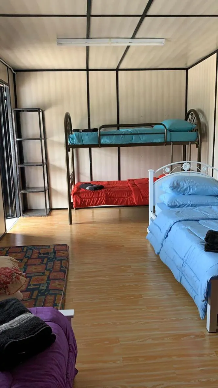 Bed in HOMESTAY Kampong KOTA AUR Resort with swimming pool, Kepala Batas, SEBERANG PERAI, PENANG -MOTAC registered Awarded ASEAN homestay standard Malaysia AWARD 2023-2028 Only 3 minutes from viral KG AGONG
