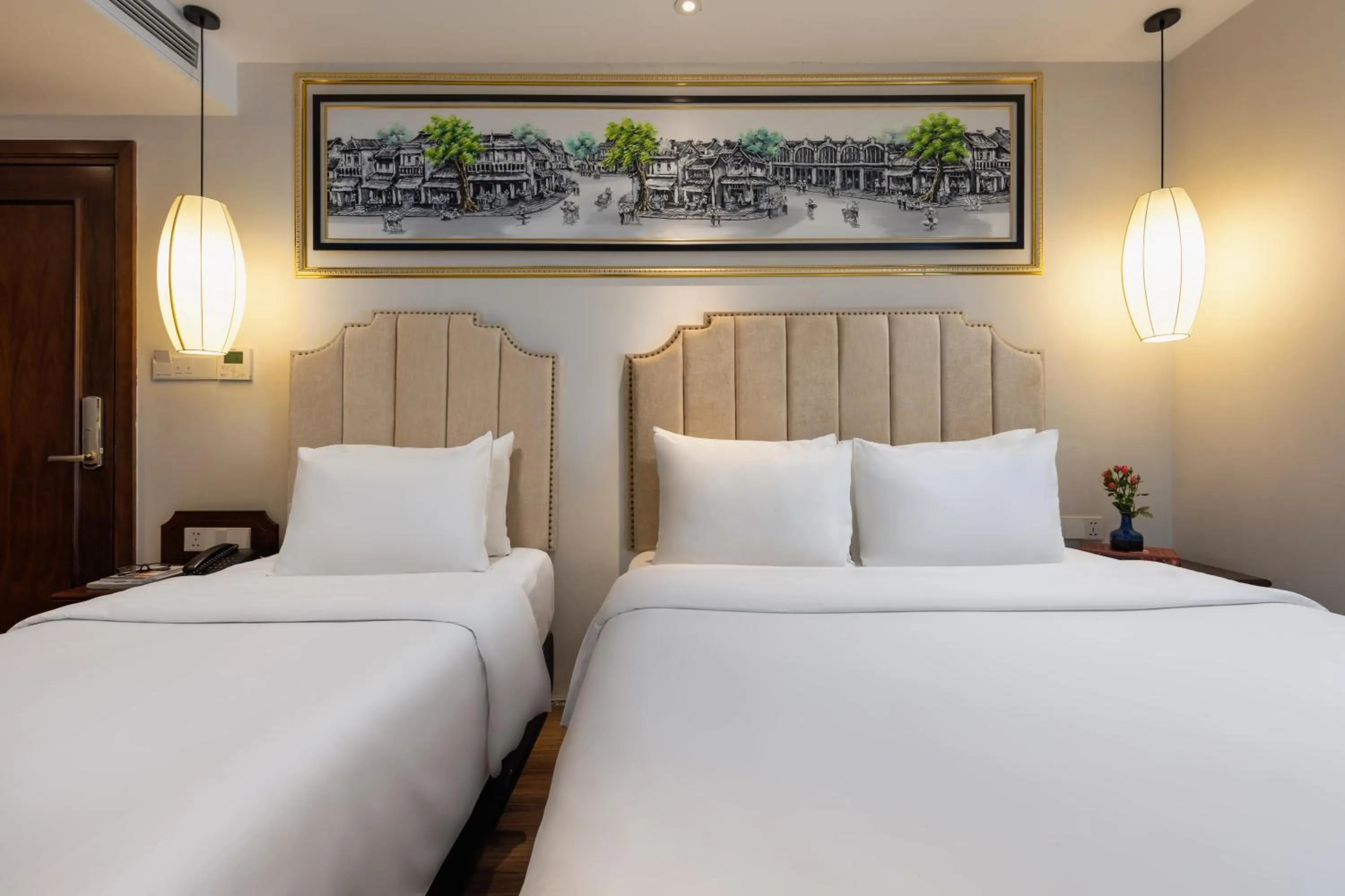 Bed in Hanoi Calista Hotel & Spa