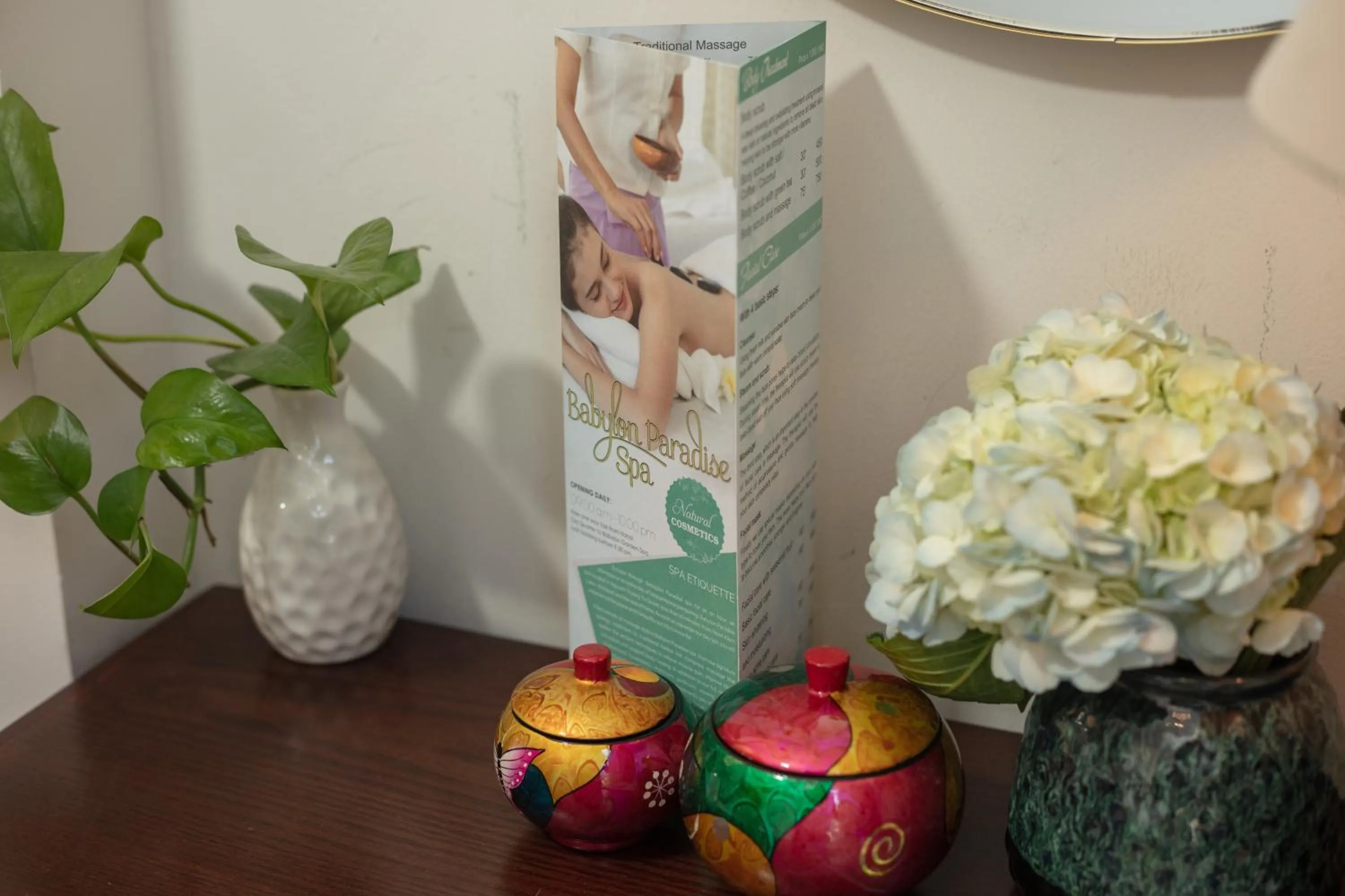 Decorative detail in Hanoi Calista Hotel & Spa