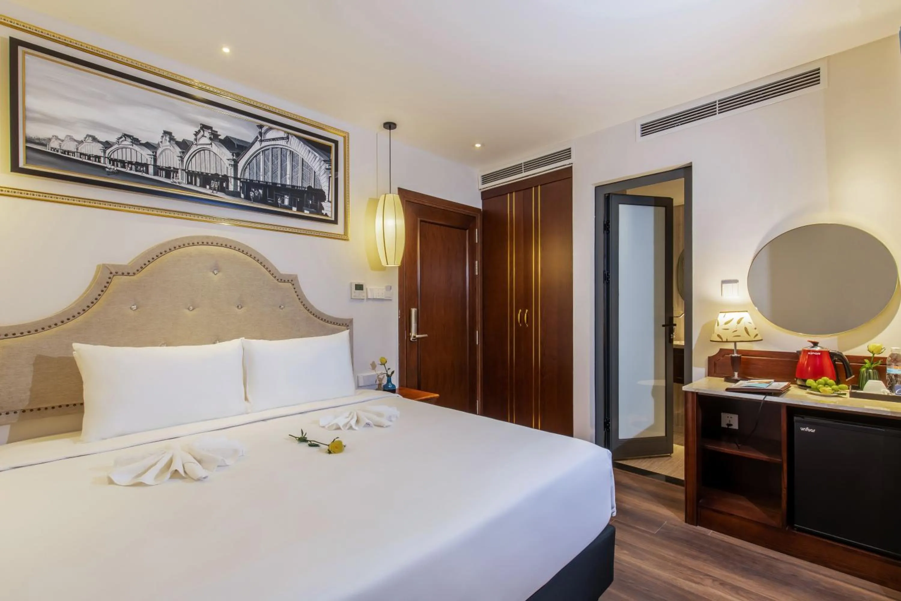 Bed in Hanoi Calista Hotel & Spa