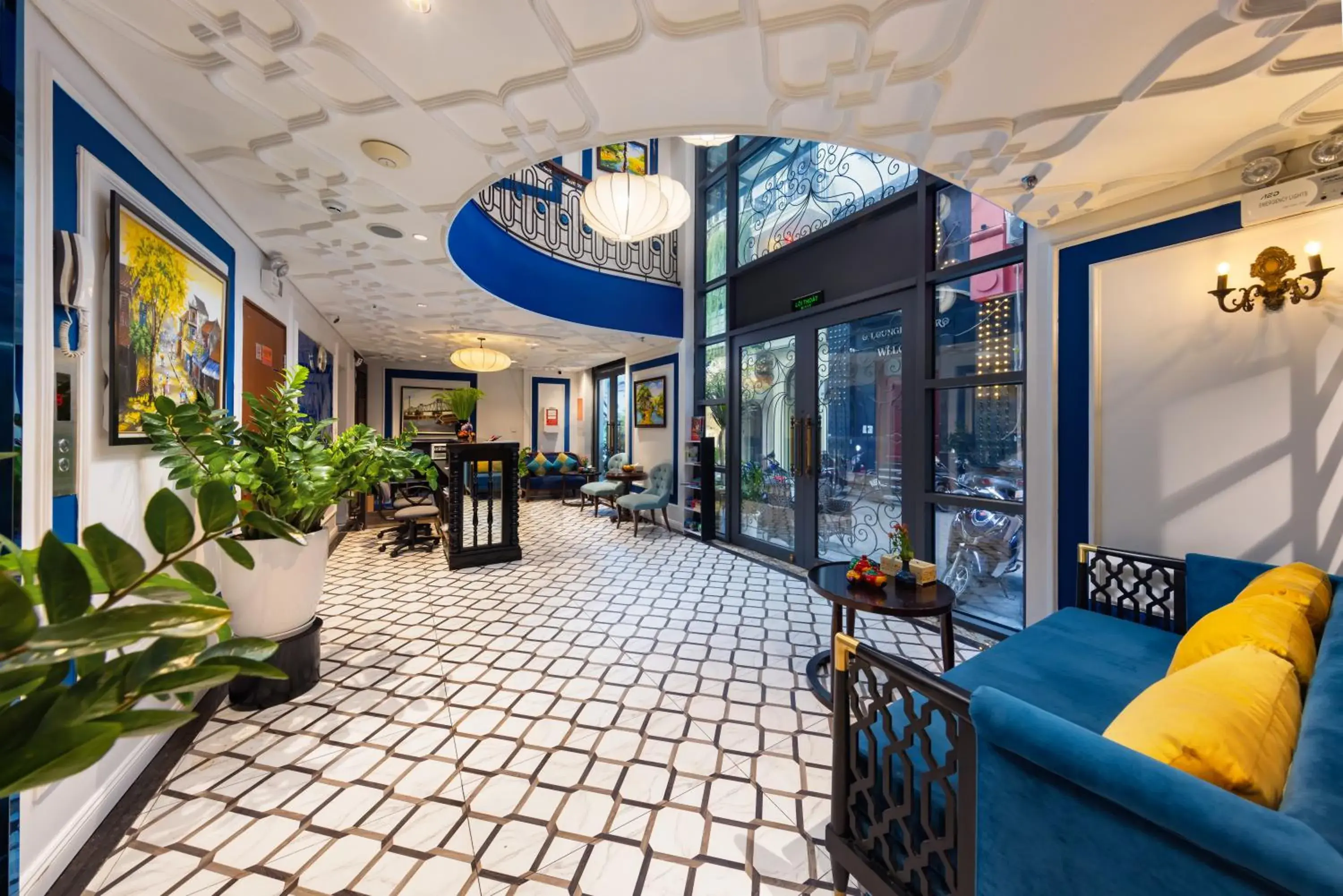 Lobby or reception in Hanoi Calista Hotel & Spa Lobby or reception in Hanoi Calista Hotel & Spa