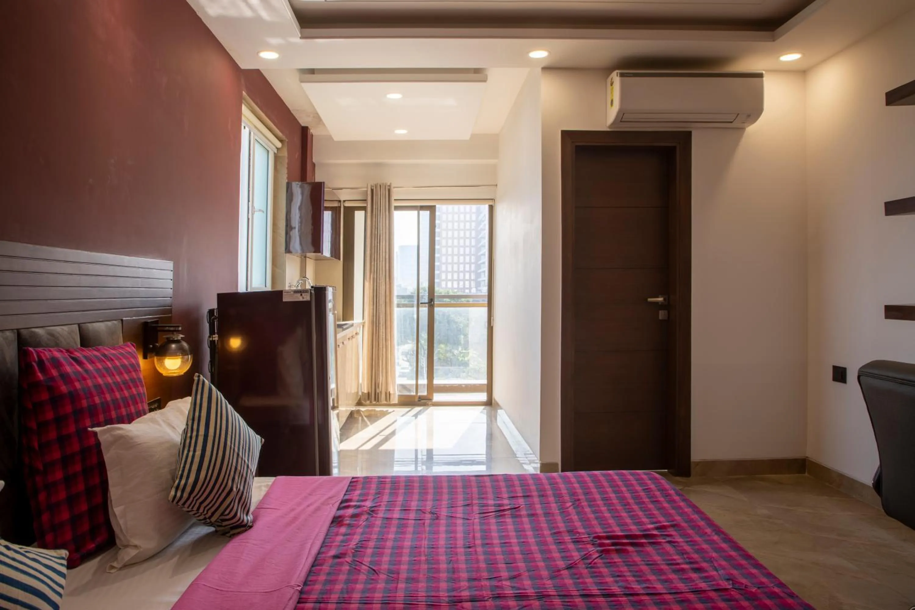 Bed in Perch Service Apartment DLF Cyber City