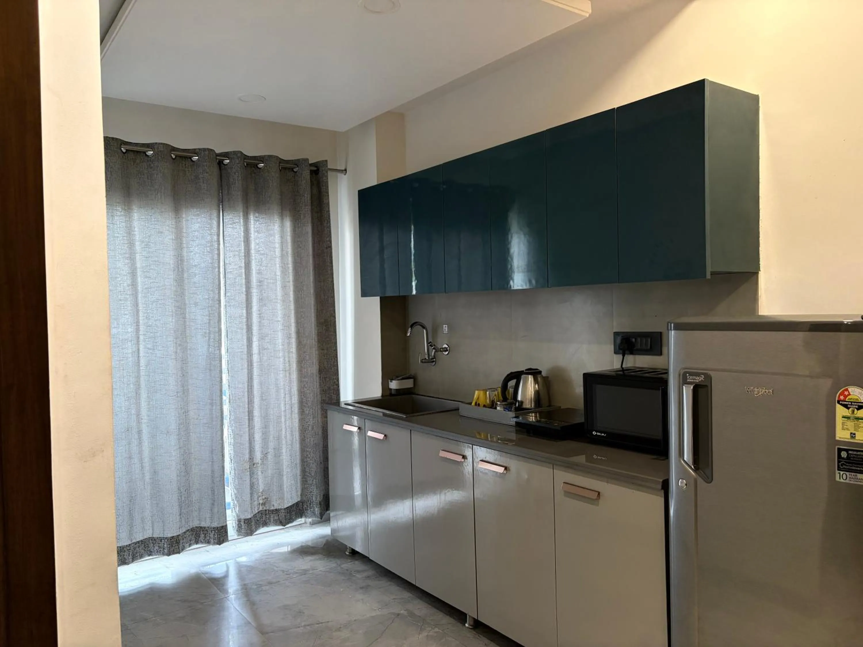 Kitchen or kitchenette in Perch Service Apartment DLF Cyber City