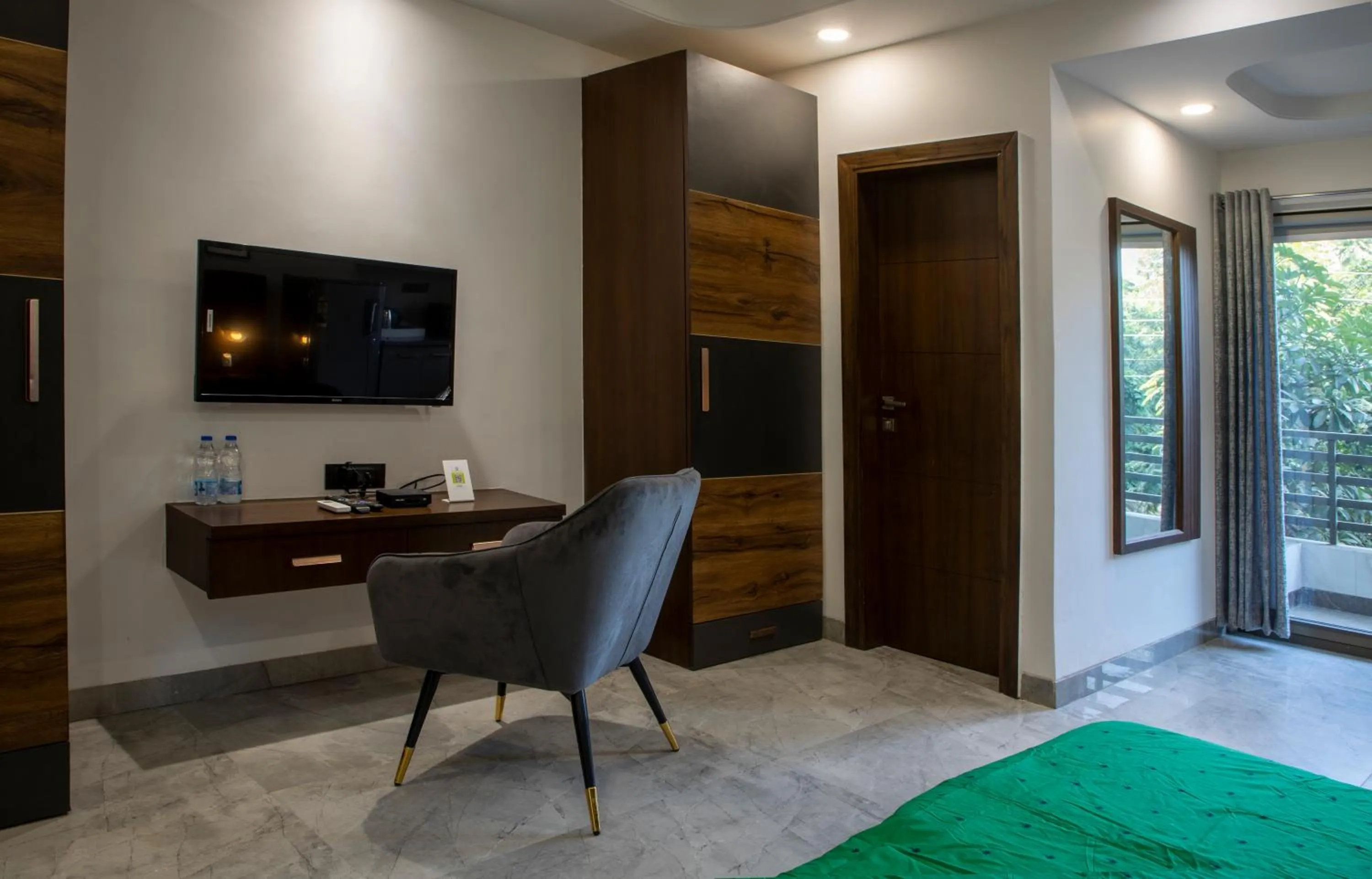 Bed in Perch Service Apartment DLF Cyber City