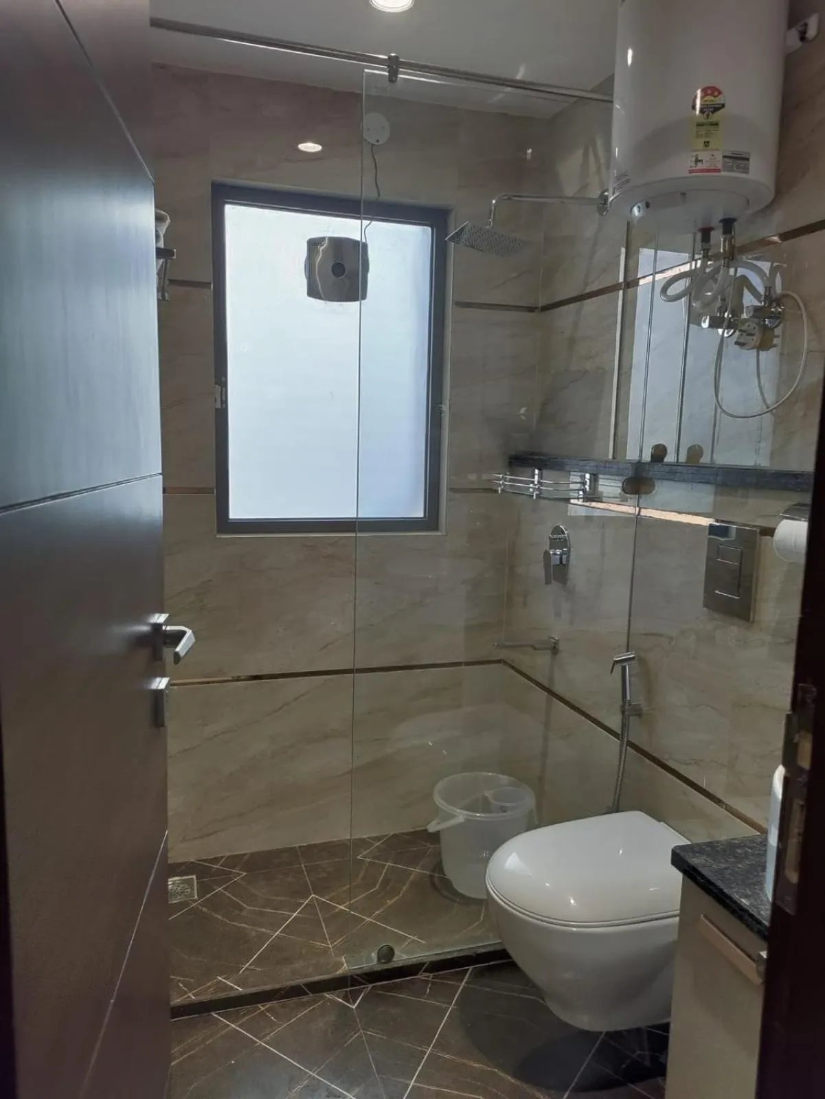 Bathroom in Perch Service Apartment DLF Cyber City