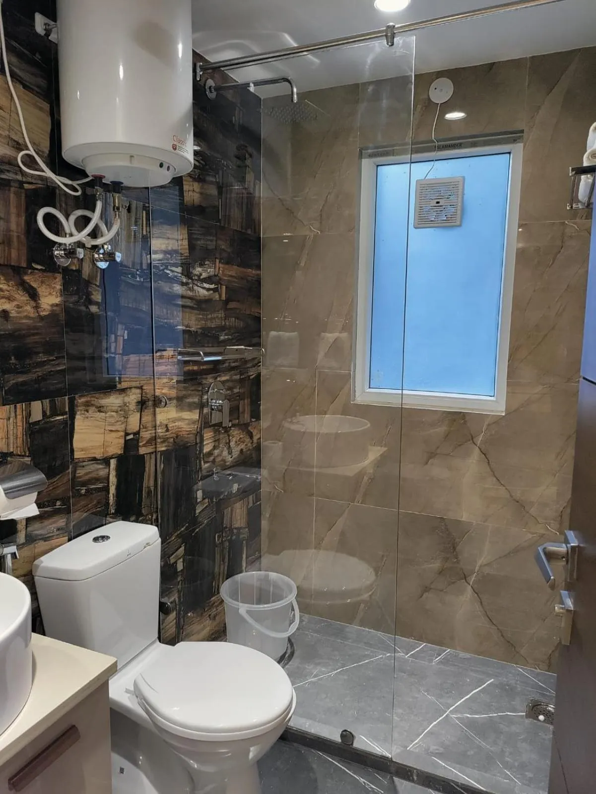 Bathroom in Perch Service Apartment DLF Cyber City