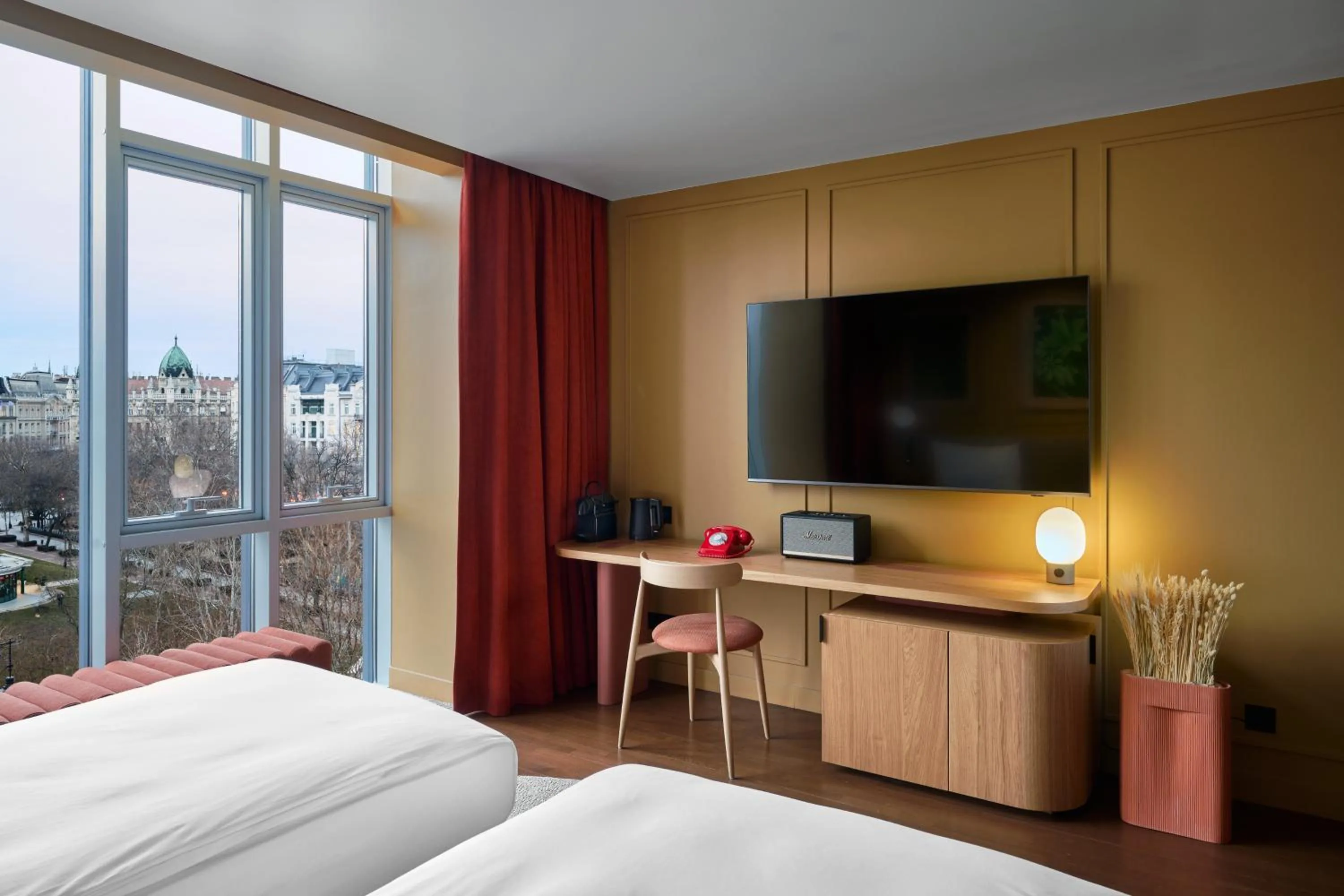 TV and multimedia, Bed in Verno House Budapest, Vignette Collection by IHG